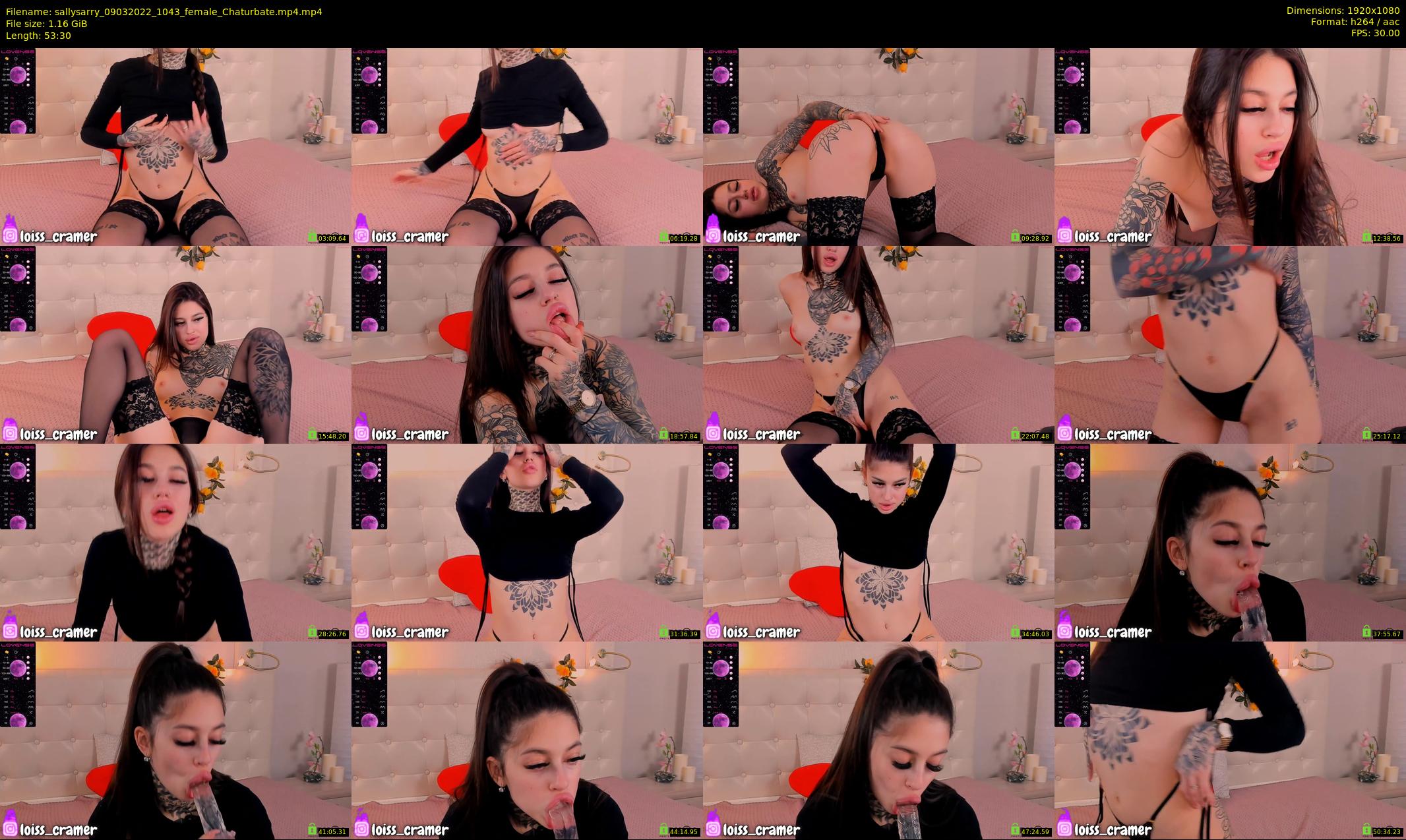 sallysarry — 54 minute Chaturbate couple cam show recording, 1080p, Mar 9, 2022