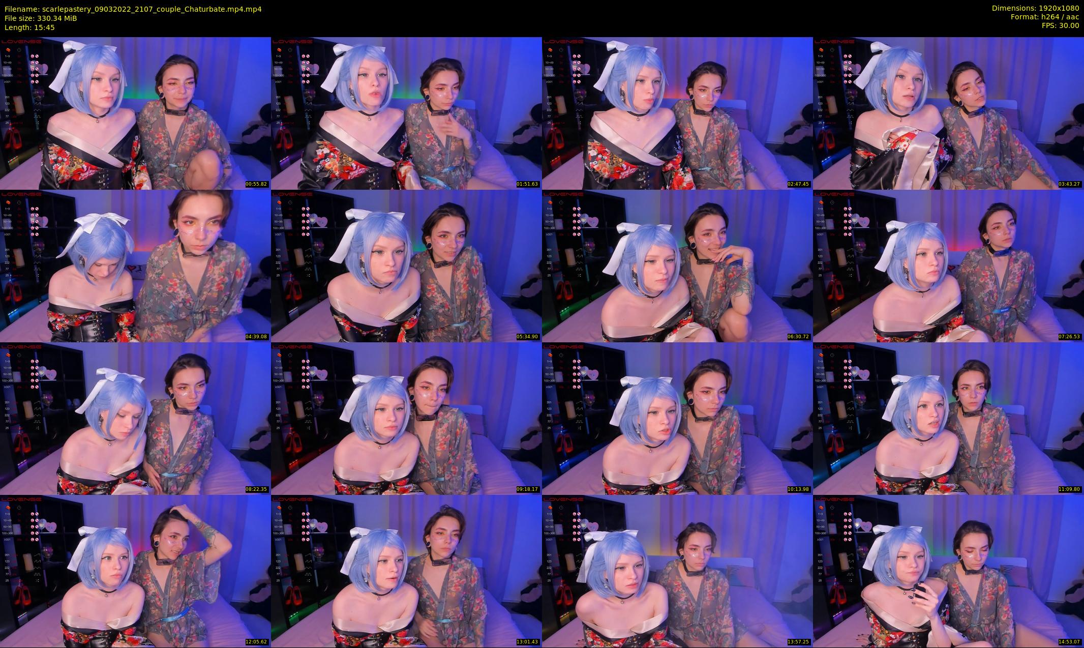 scarlepastery — 16 minute Chaturbate couple cam show recording, 1080p, Mar 9, 2022