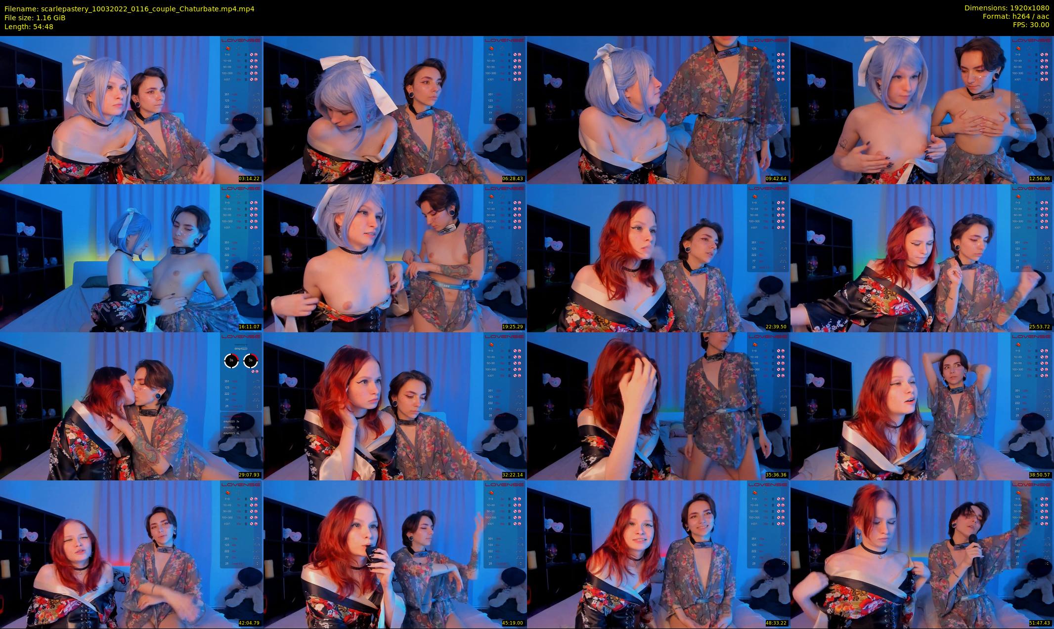scarlepastery — 55 minute Chaturbate couple cam show recording, 1080p, Mar 10, 2022