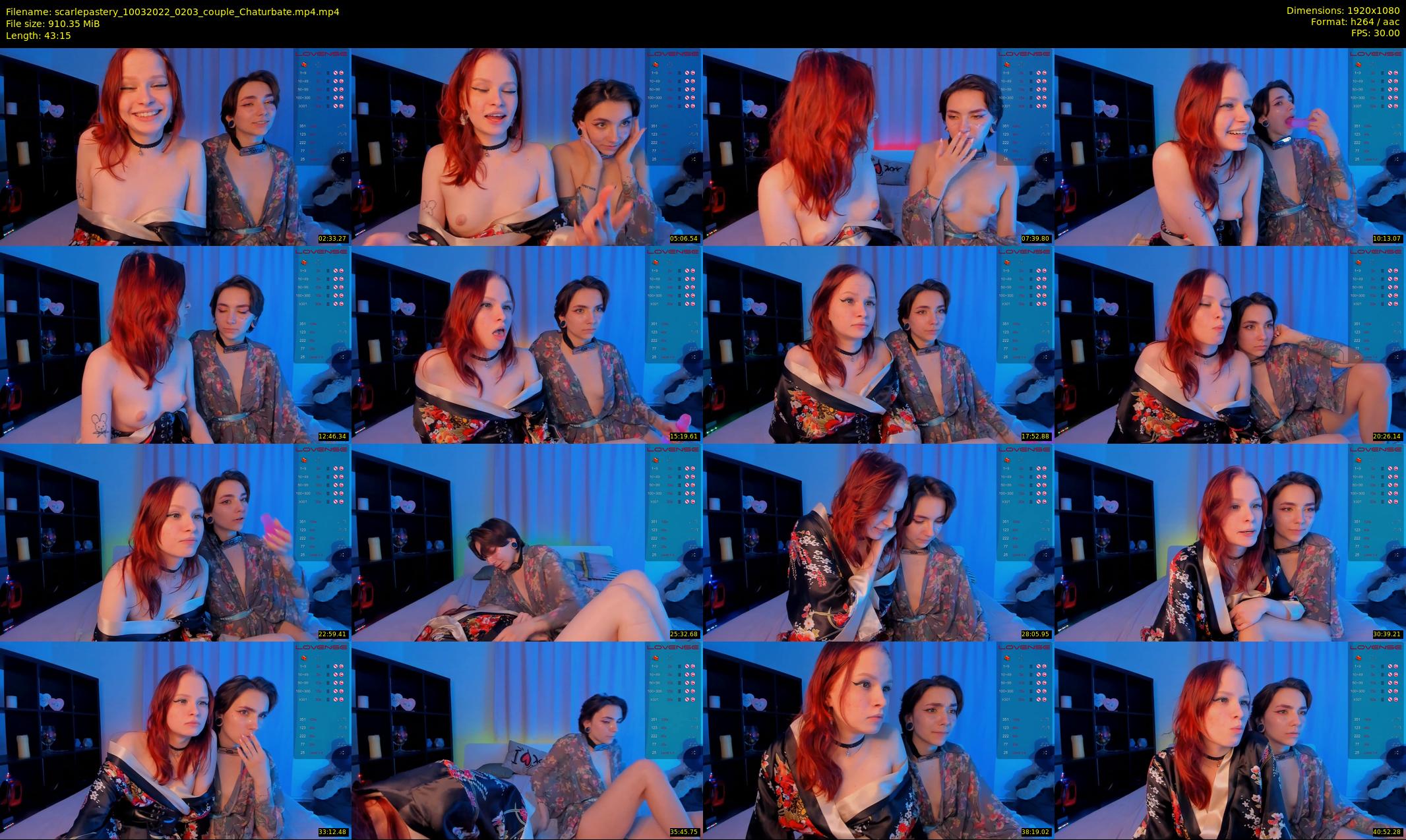 scarlepastery — 44 minute Chaturbate couple cam show recording, 1080p, Mar 10, 2022