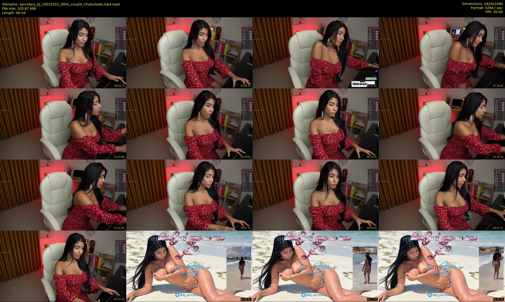 secretary_bj — 7 minute Chaturbate couple cam show recording, 1080p, Mar 10, 2022