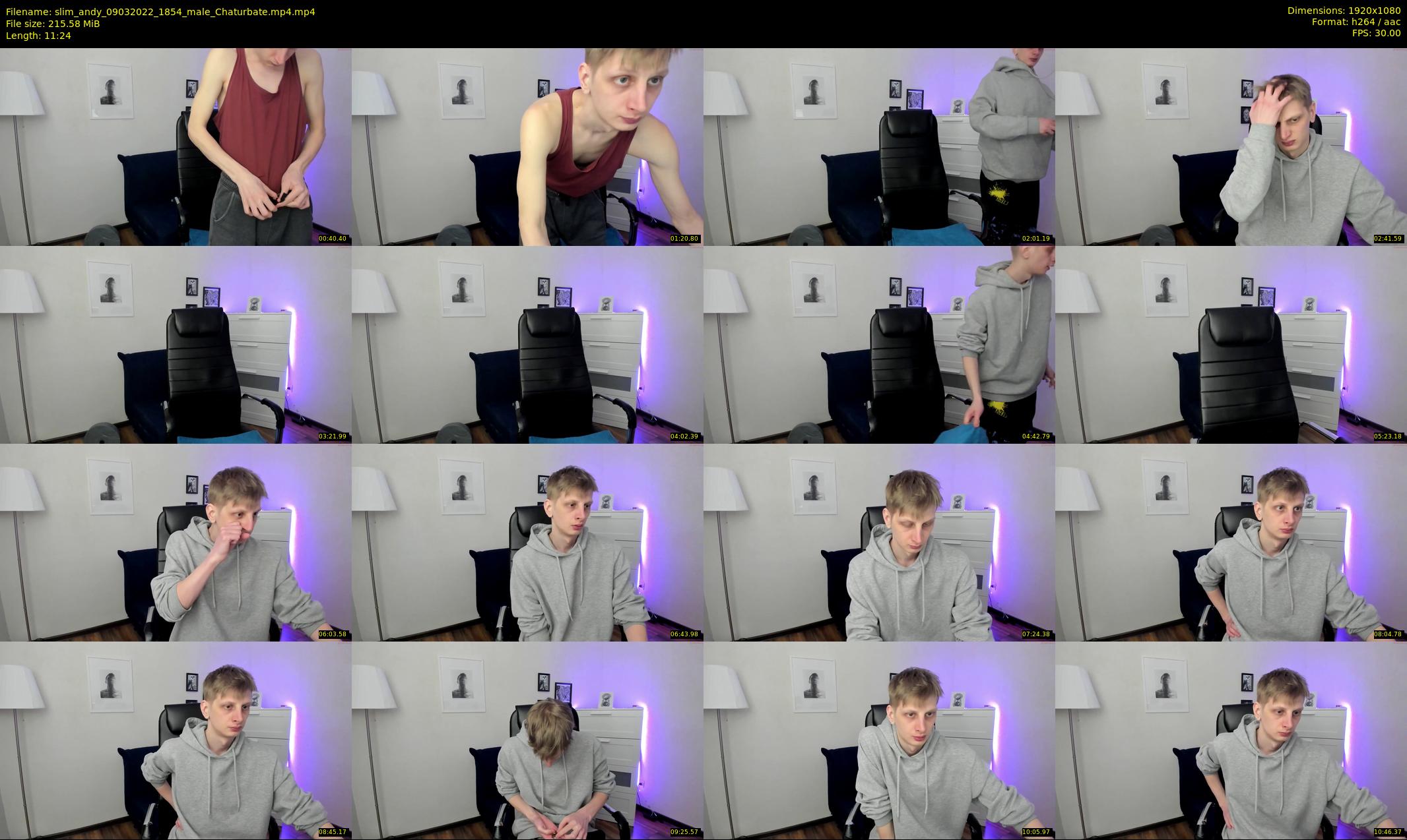 slim_andy — 12 minute Chaturbate male cam show recording, 1080p, Mar 9, 2022
