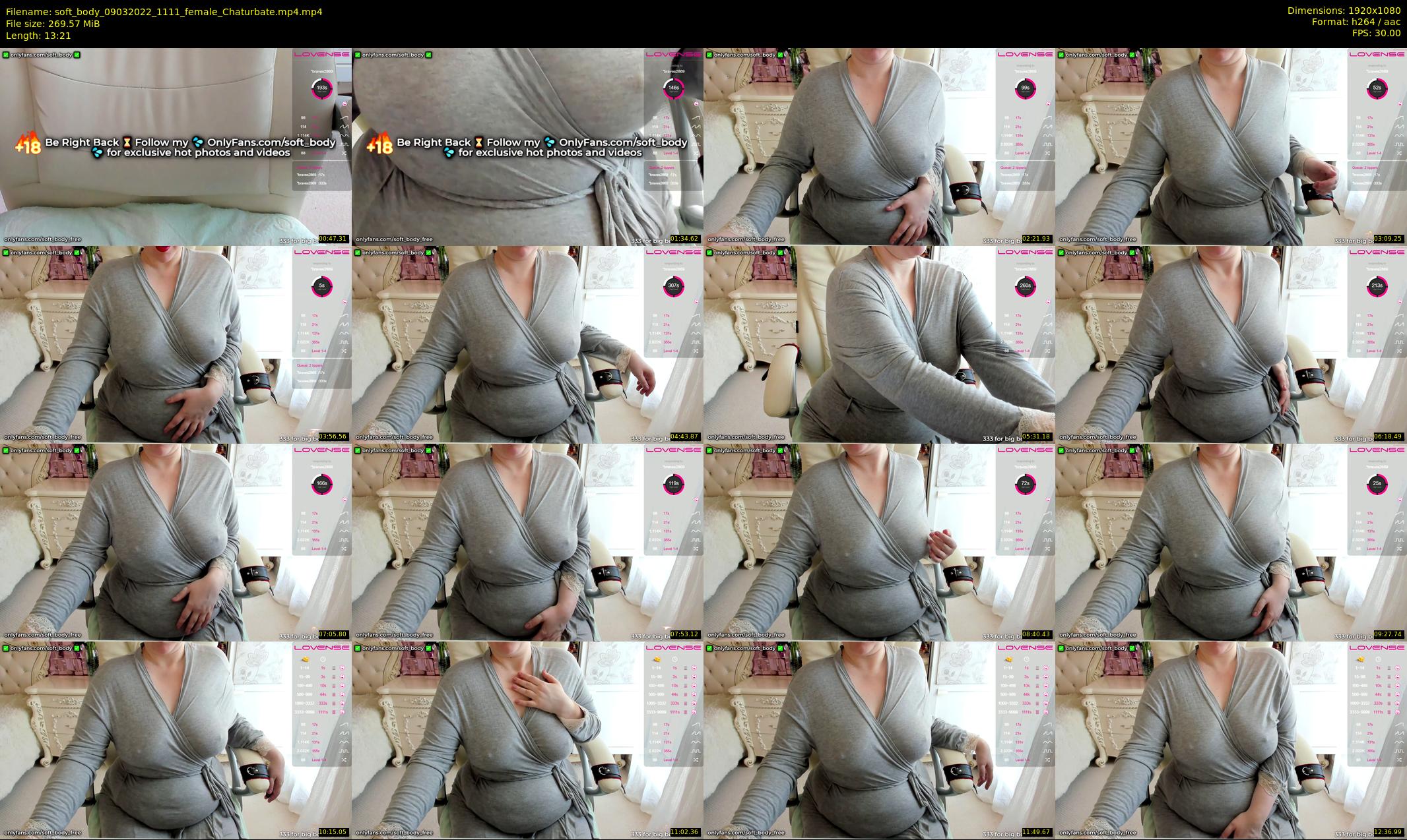 soft_body — 14 minute Chaturbate female cam show recording, 1080p, Mar 9, 2022