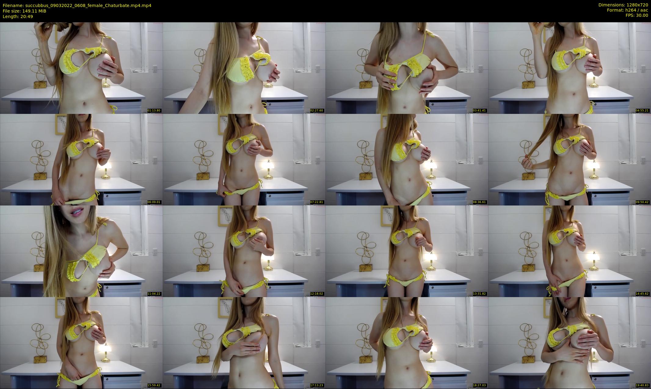 succubbus — 21 minute Chaturbate female cam show recording, 720p, Mar 9, 2022