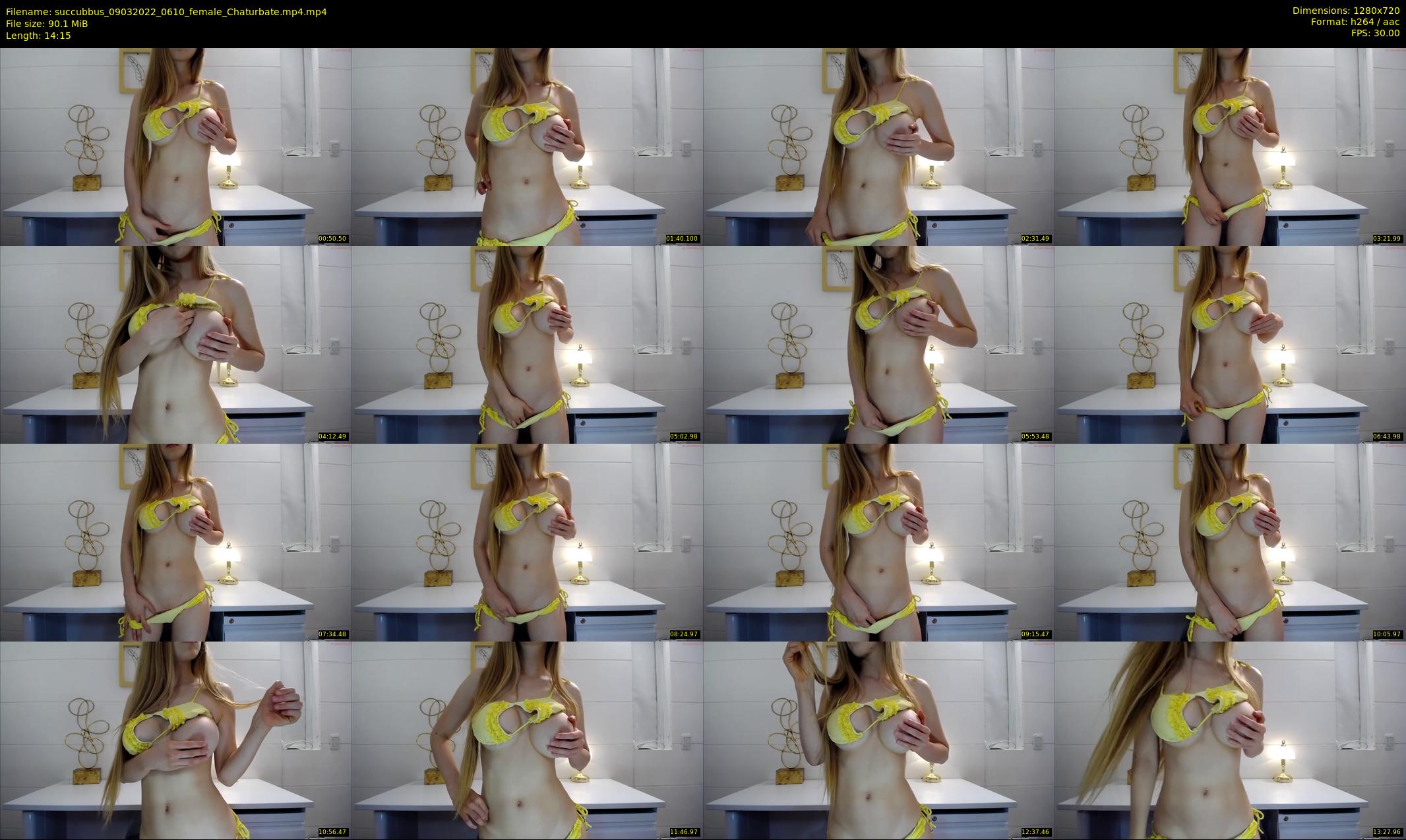 succubbus — 15 minute Chaturbate female cam show recording, 720p, Mar 9, 2022