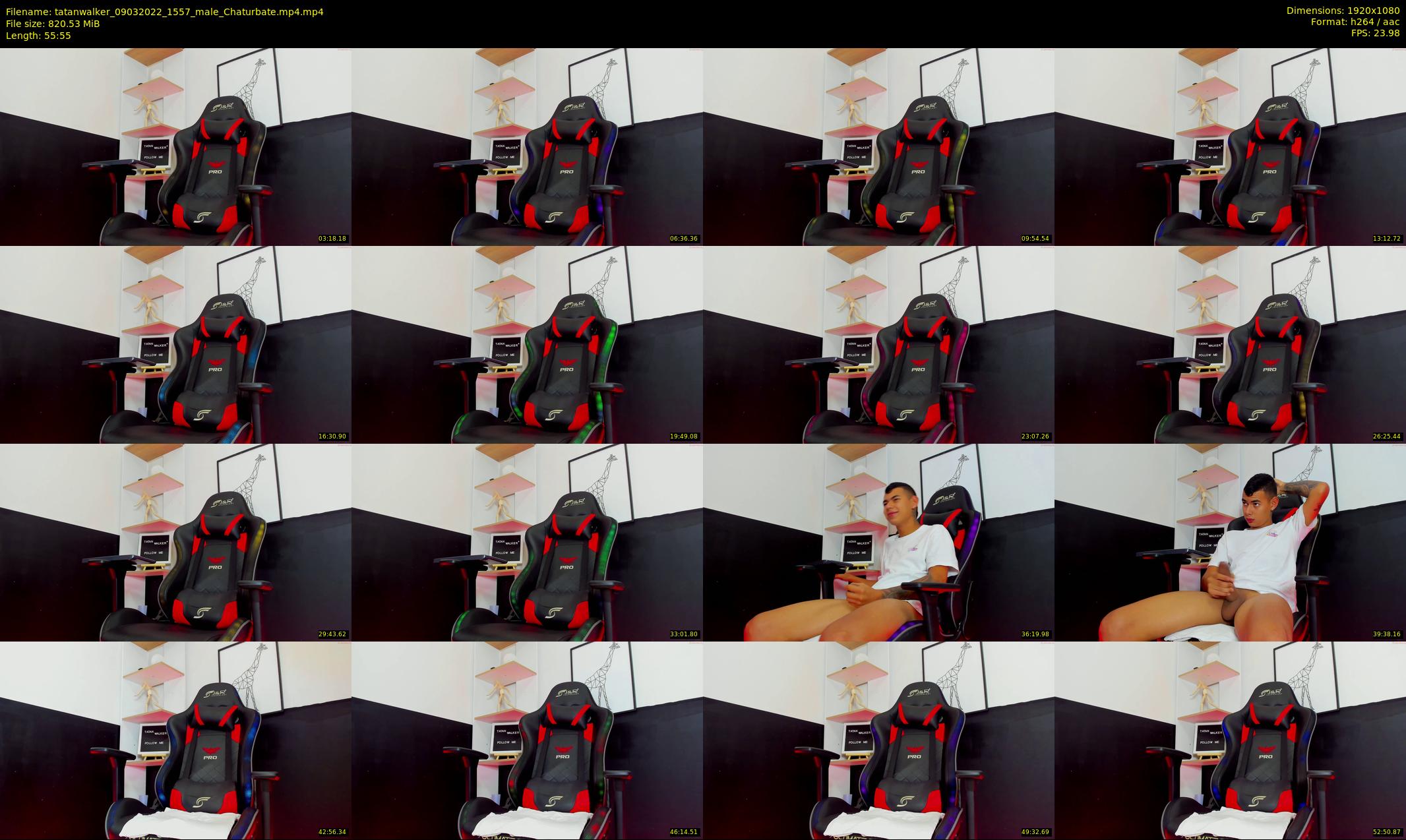 tatanwalker — 56 minute Chaturbate male cam show recording, 1080p, Mar 9, 2022