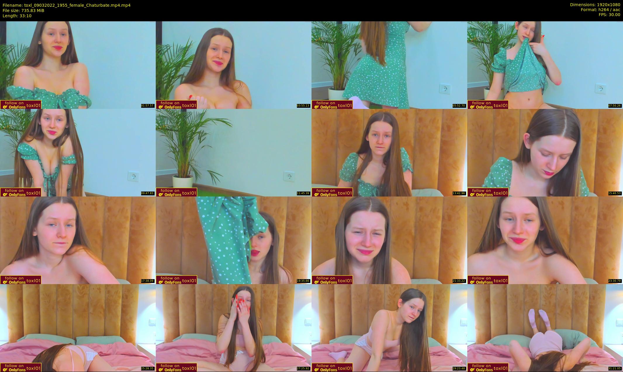 toxl — 34 minute Chaturbate female cam show recording, 1080p, Mar 9, 2022