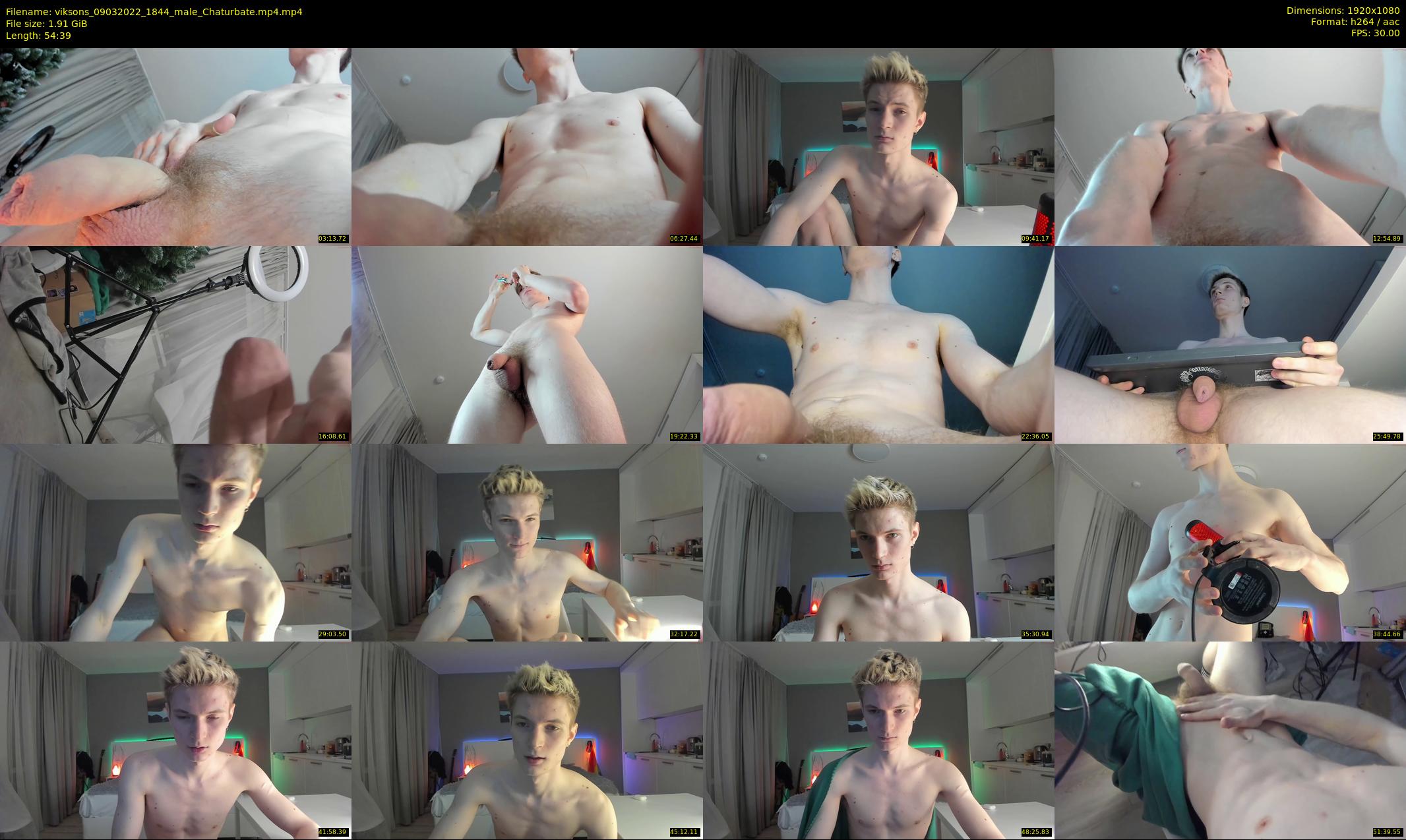 viksons — 55 minute Chaturbate male cam show recording, 1080p, Mar 9, 2022