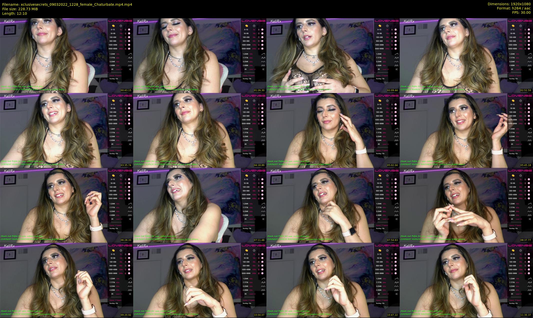 xclusivesecrets — 13 minute Chaturbate female cam show recording, 1080p, Mar 9, 2022