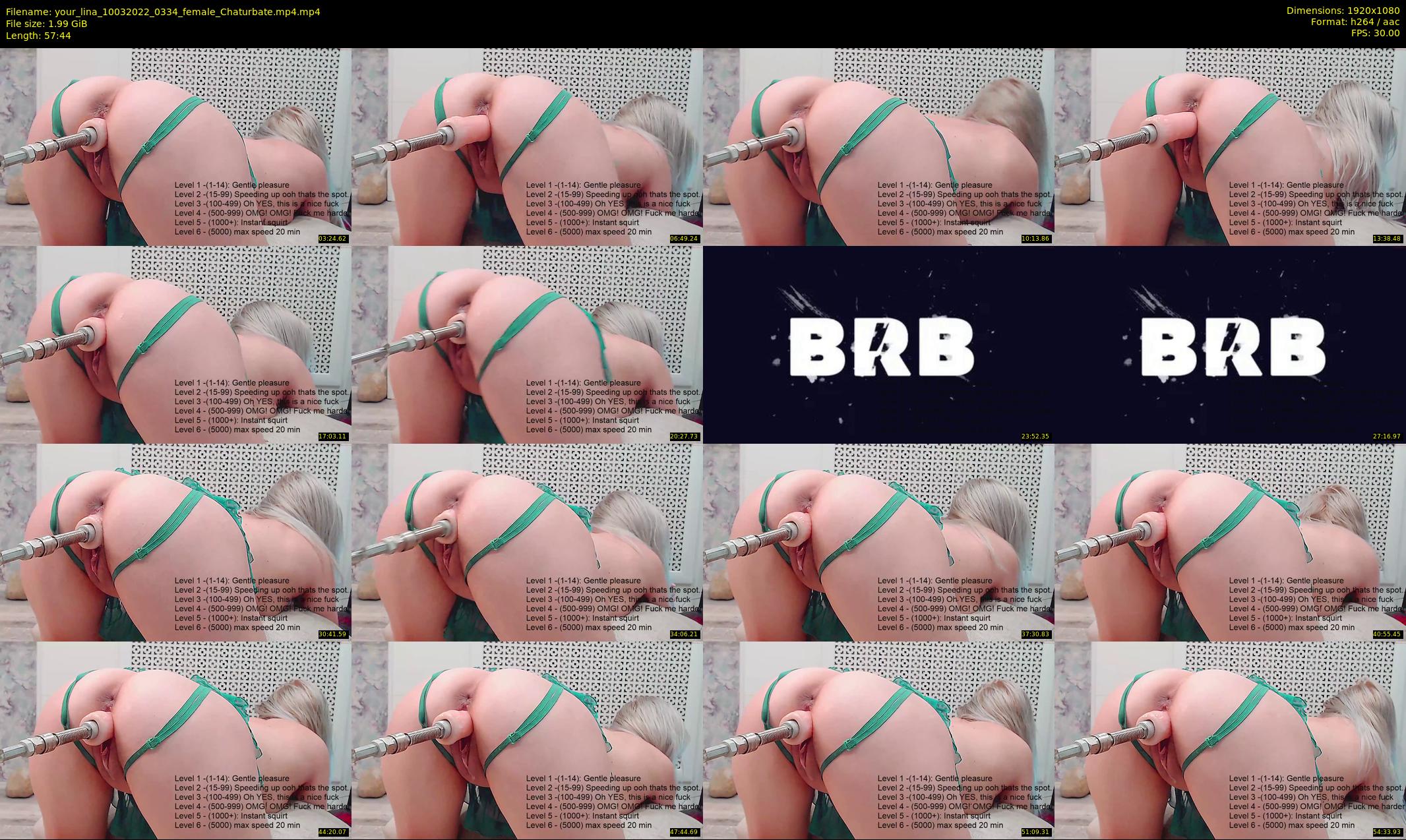 your_lina — 58 minute Chaturbate female cam show recording, 1080p, Mar 10, 2022