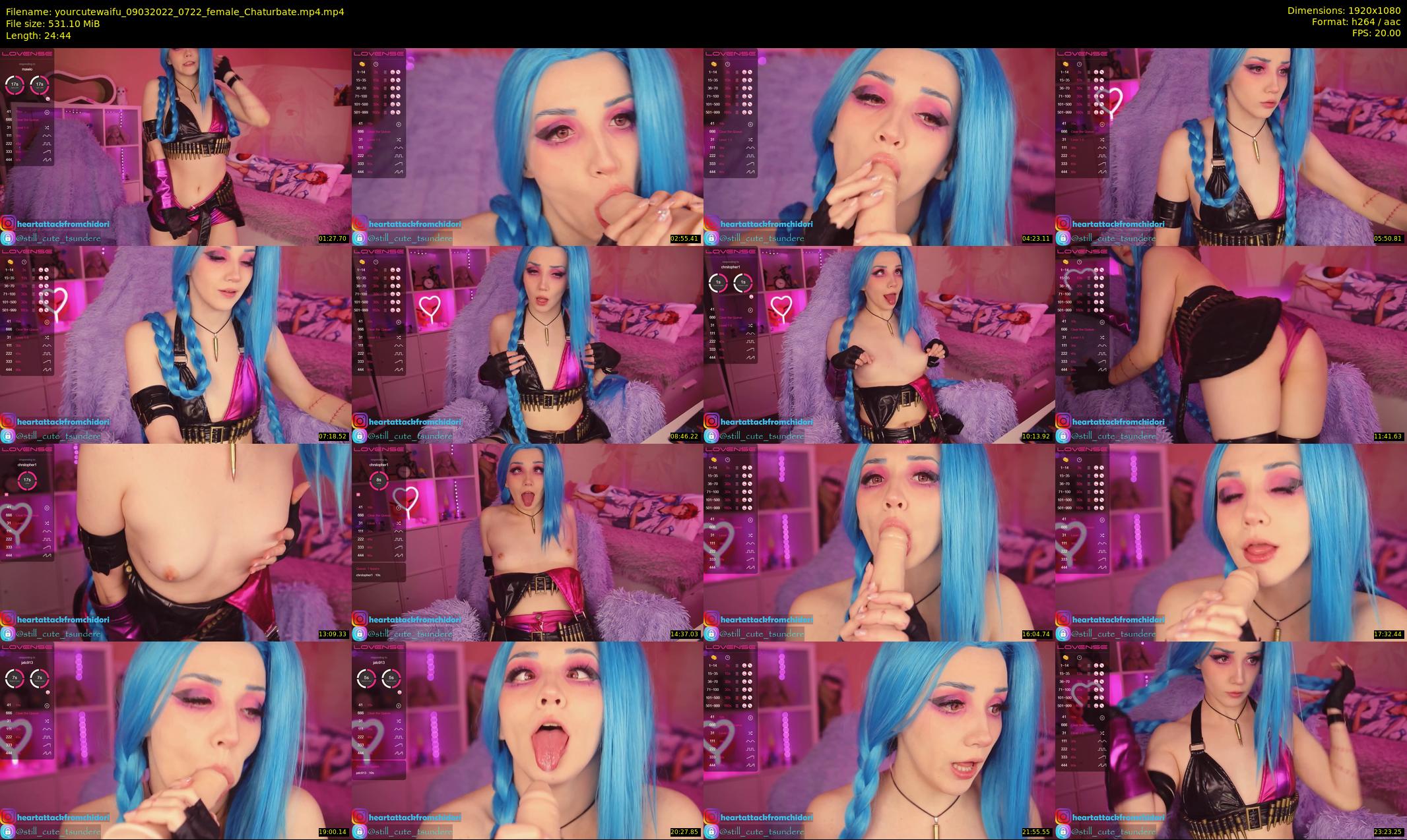 yourcutewaifu — 25 minute Chaturbate female cam show recording, 1080p, Mar 9, 2022