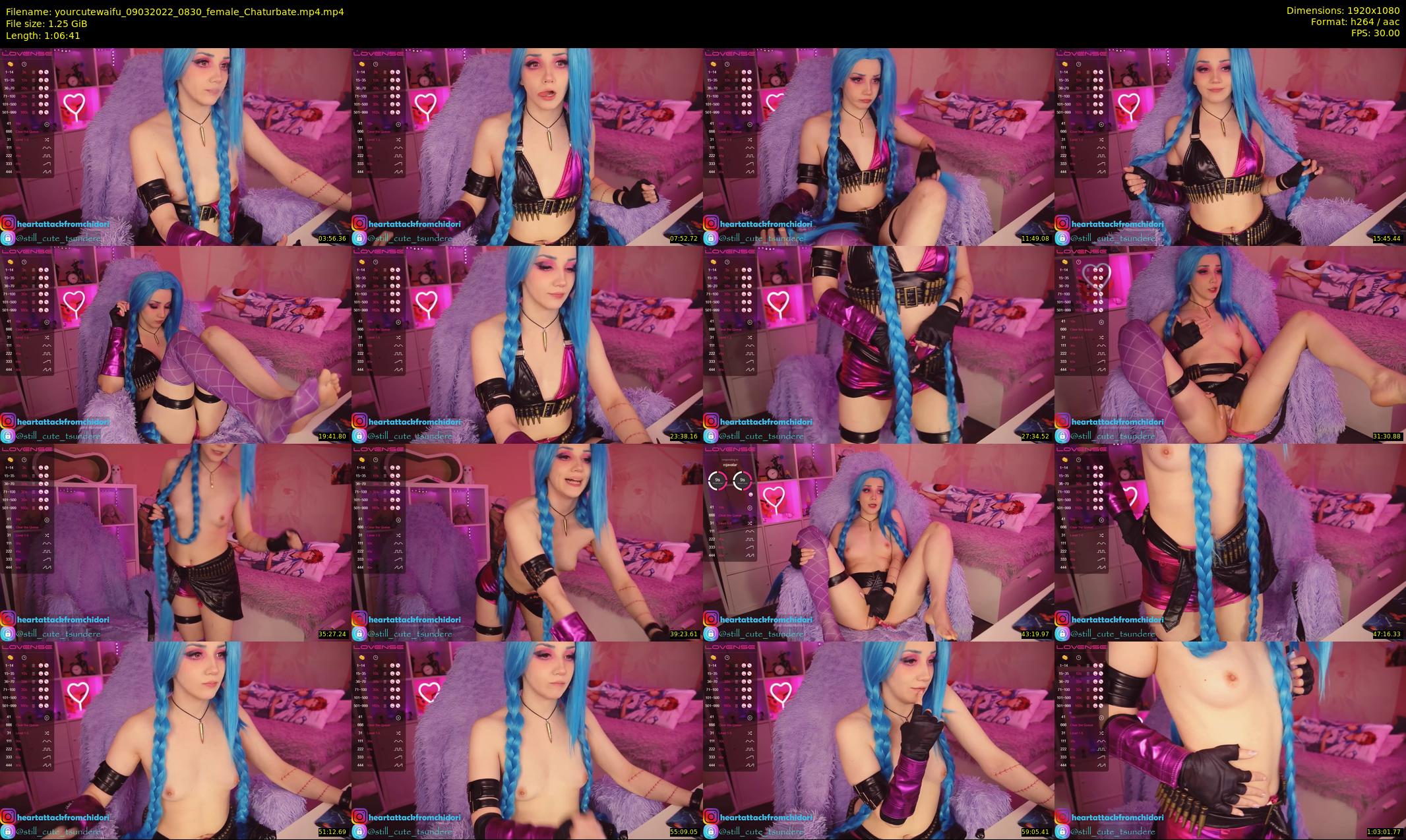 yourcutewaifu — 67 minute Chaturbate female cam show recording, 1080p, Mar 9, 2022