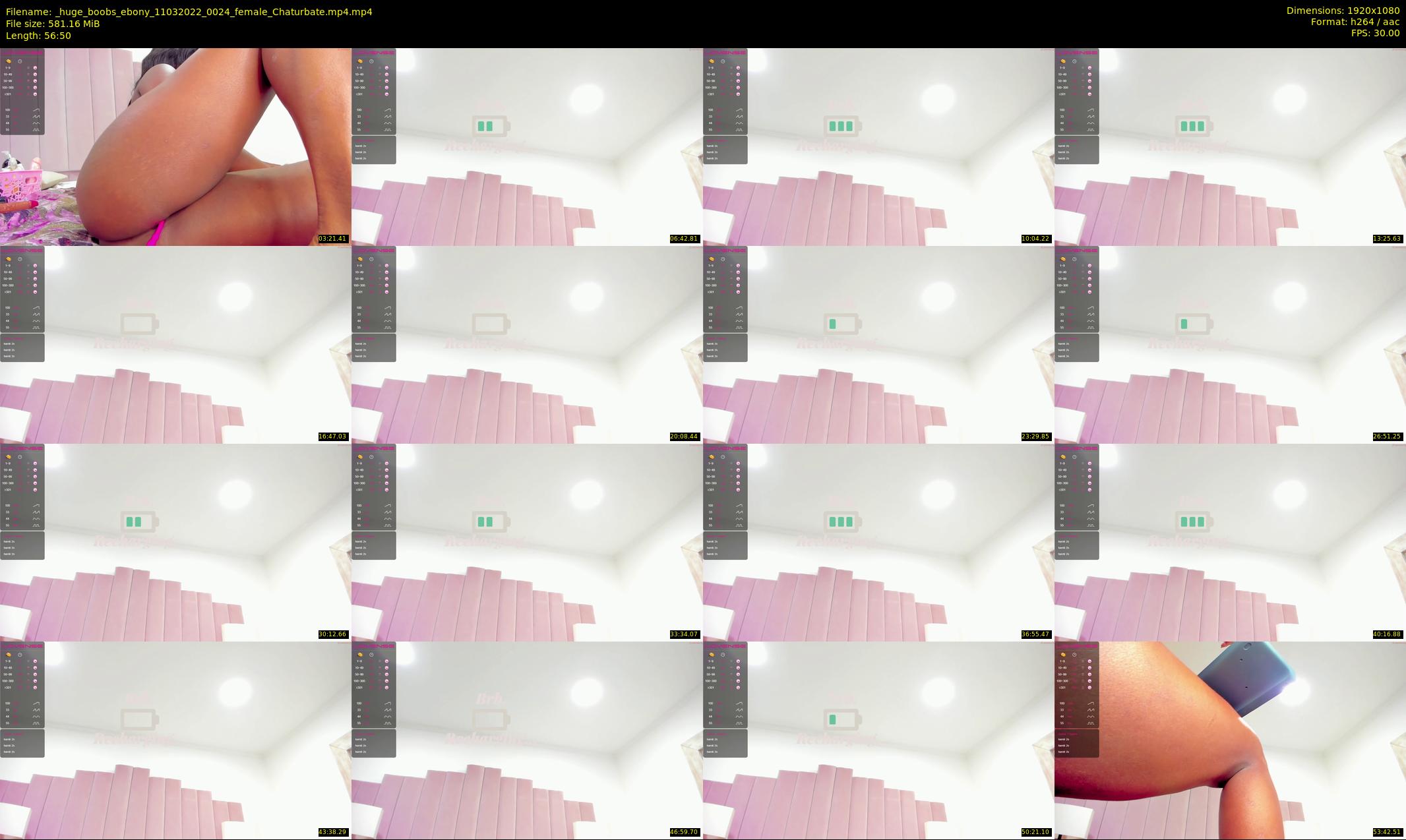 _huge_boobs_ebony — 57 minute Chaturbate female cam show recording, 1080p, Mar 11, 2022
