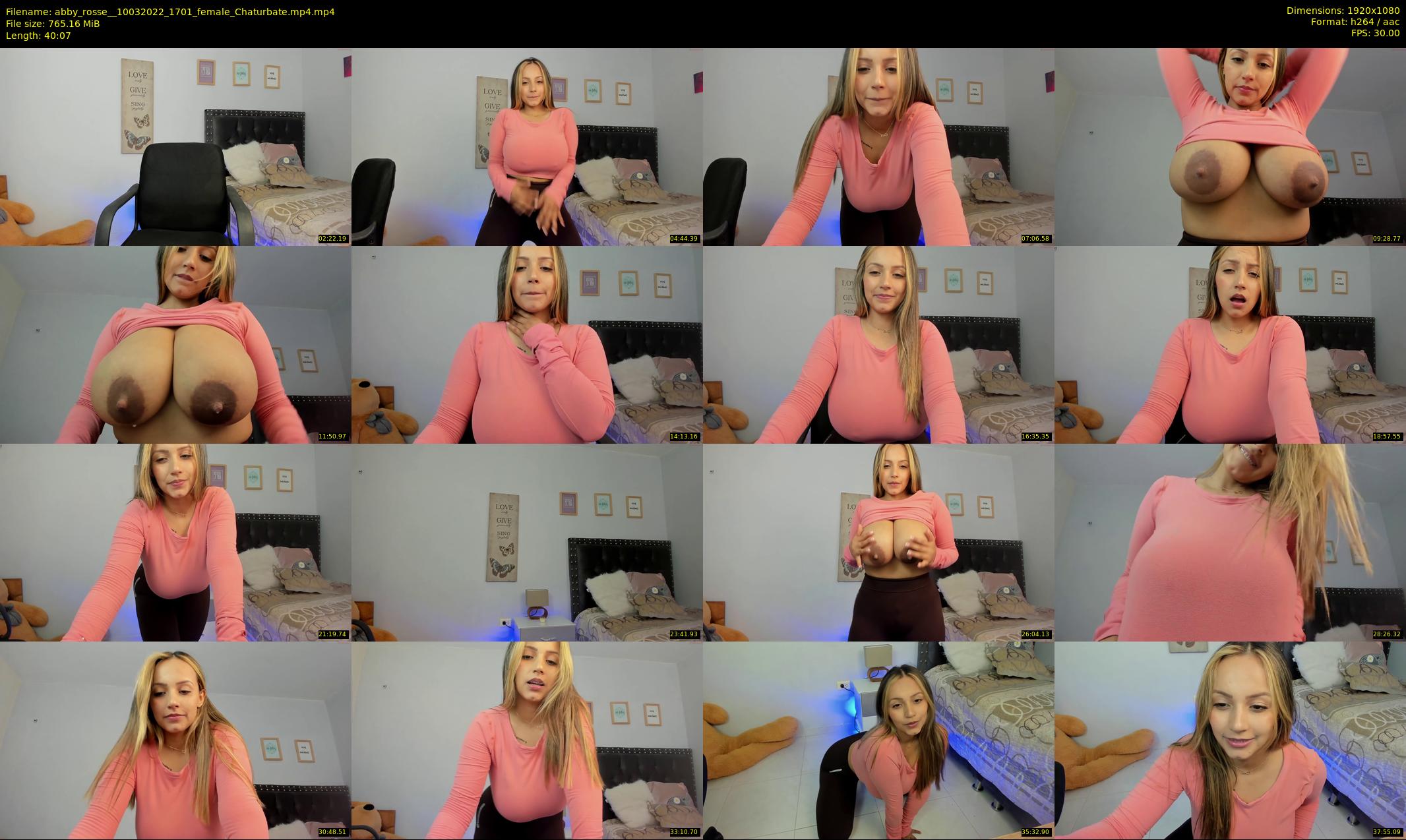 abby_rosse_ — 41 minute Chaturbate female cam show recording, 1080p, Mar 10, 2022