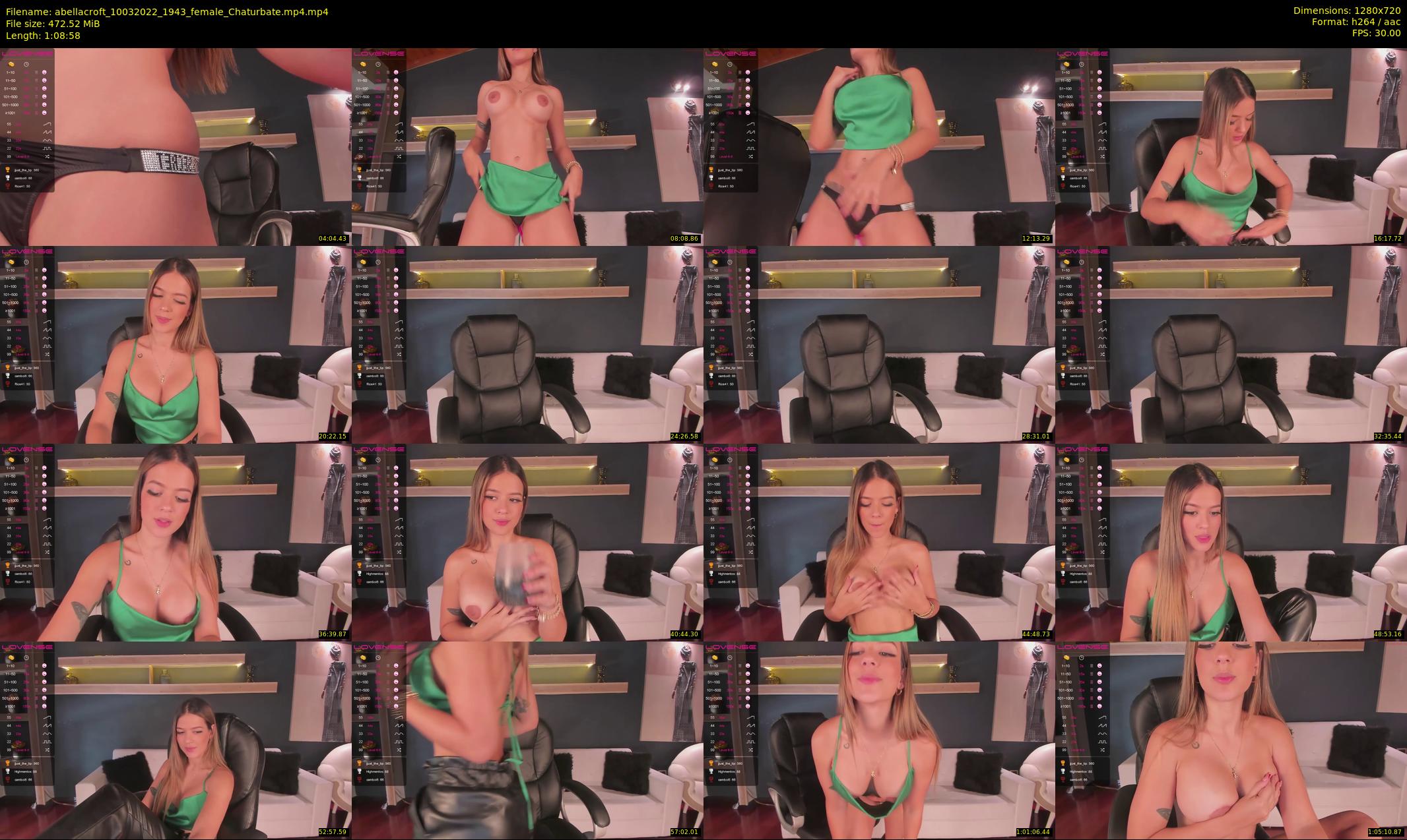 abellacroft — 69 minute Chaturbate female cam show recording, 720p, Mar 10, 2022