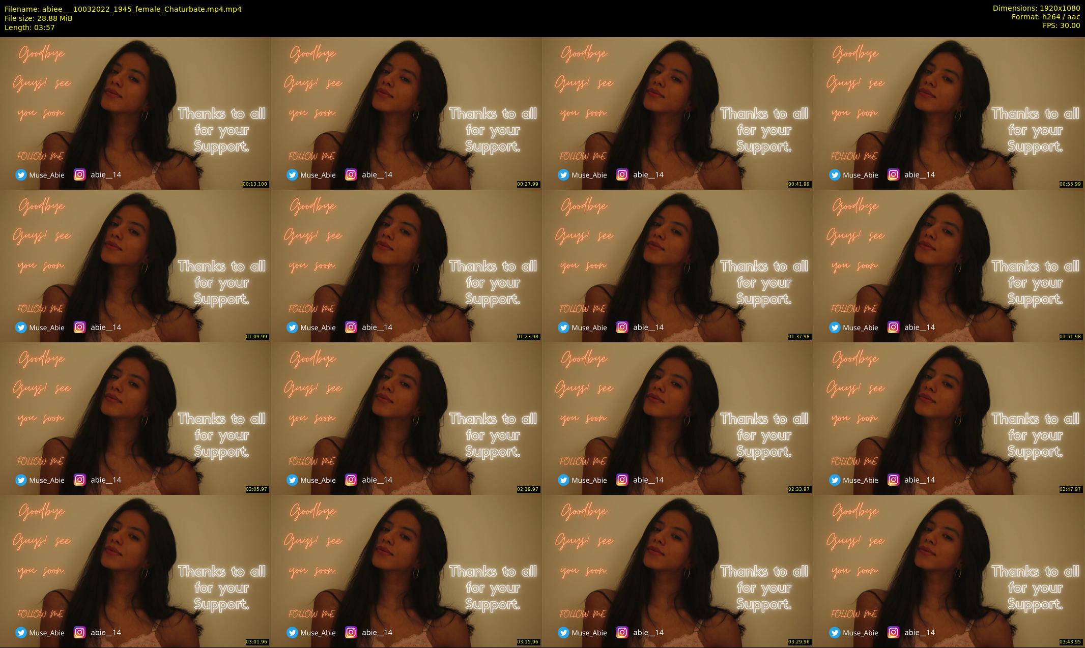 abiee__ — 4 minute Chaturbate female cam show recording, 1080p, Mar 10, 2022