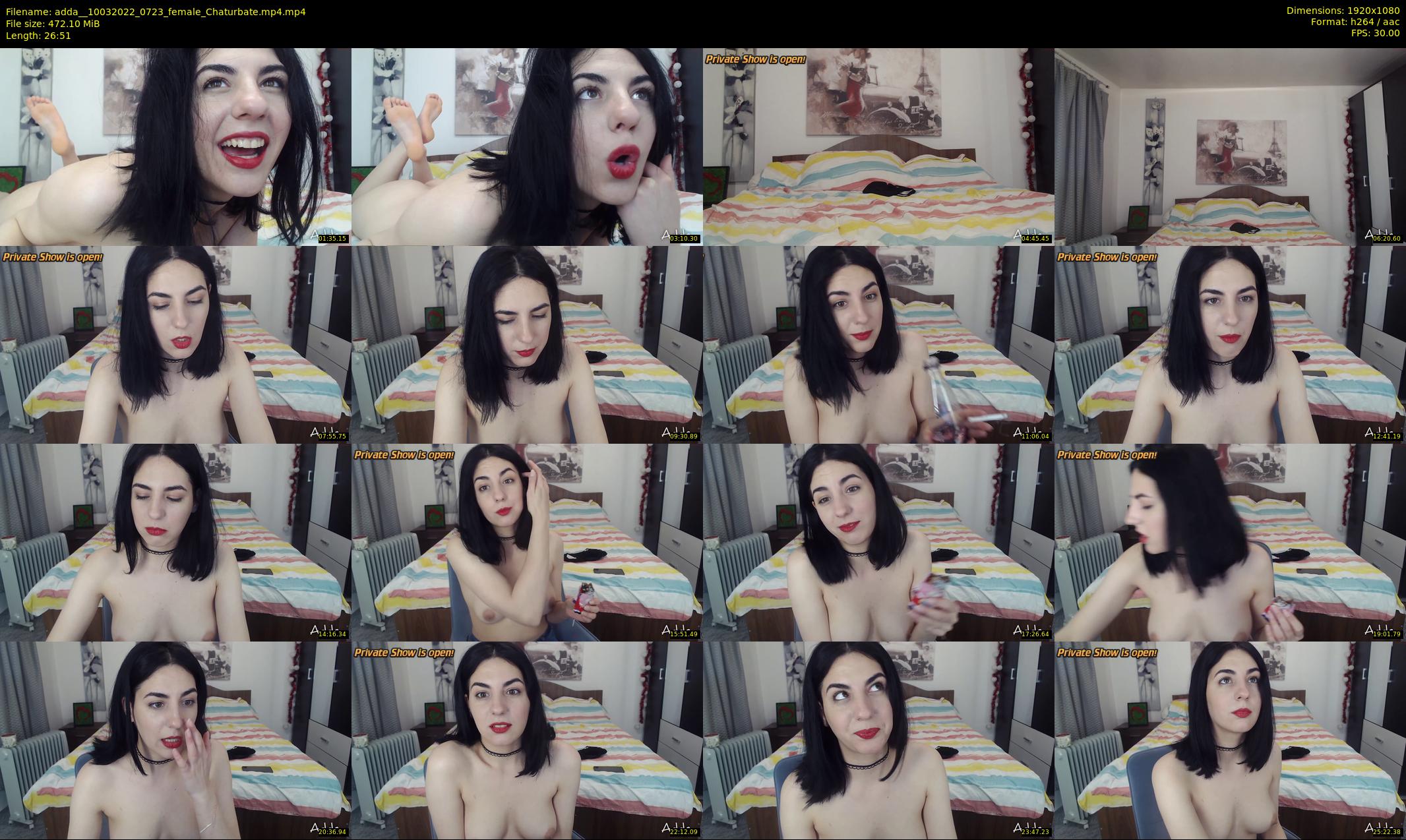adda_ — 27 minute Chaturbate female cam show recording, 1080p, Mar 10, 2022