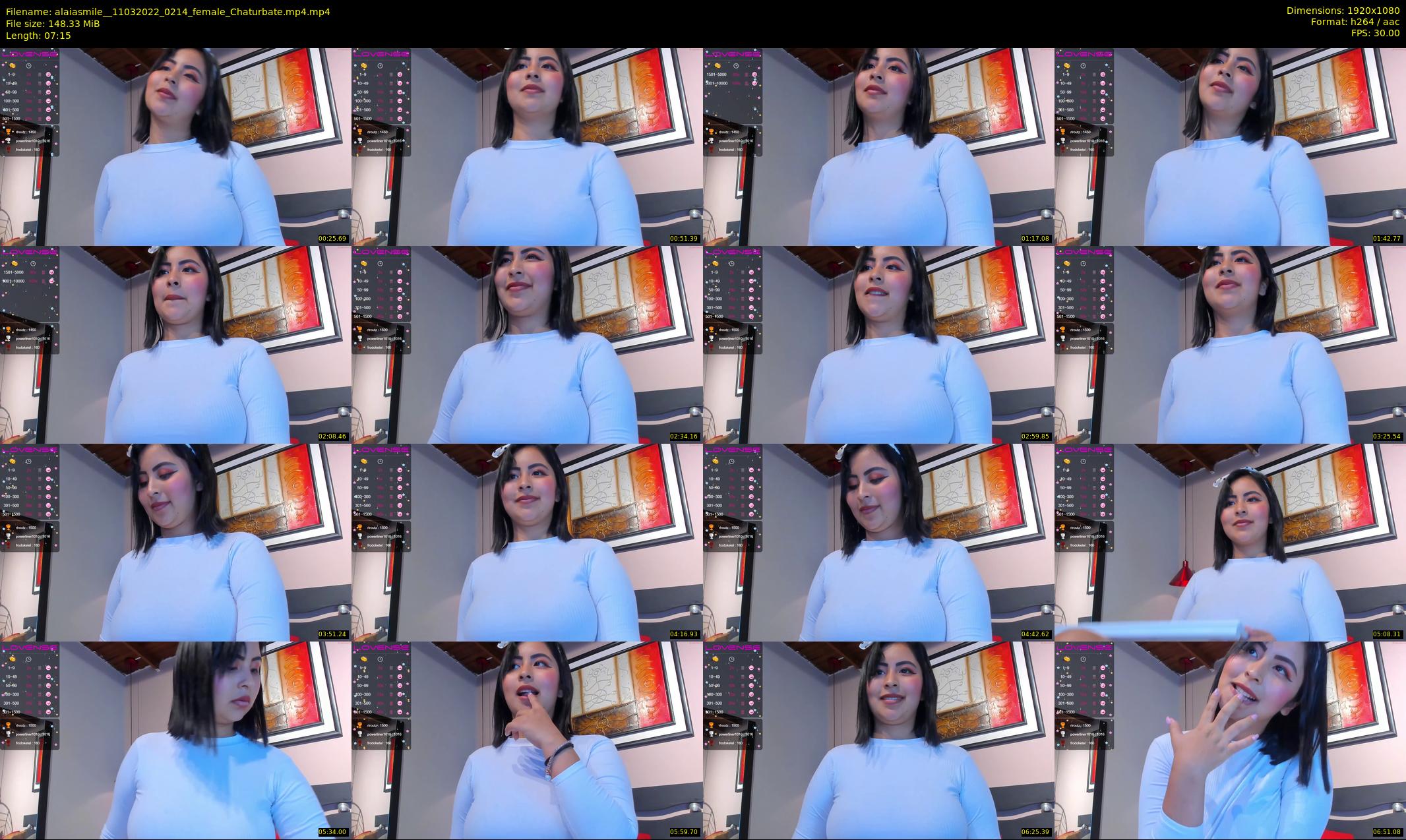 alaiasmile_ — 8 minute Chaturbate female cam show recording, 1080p, Mar 11, 2022