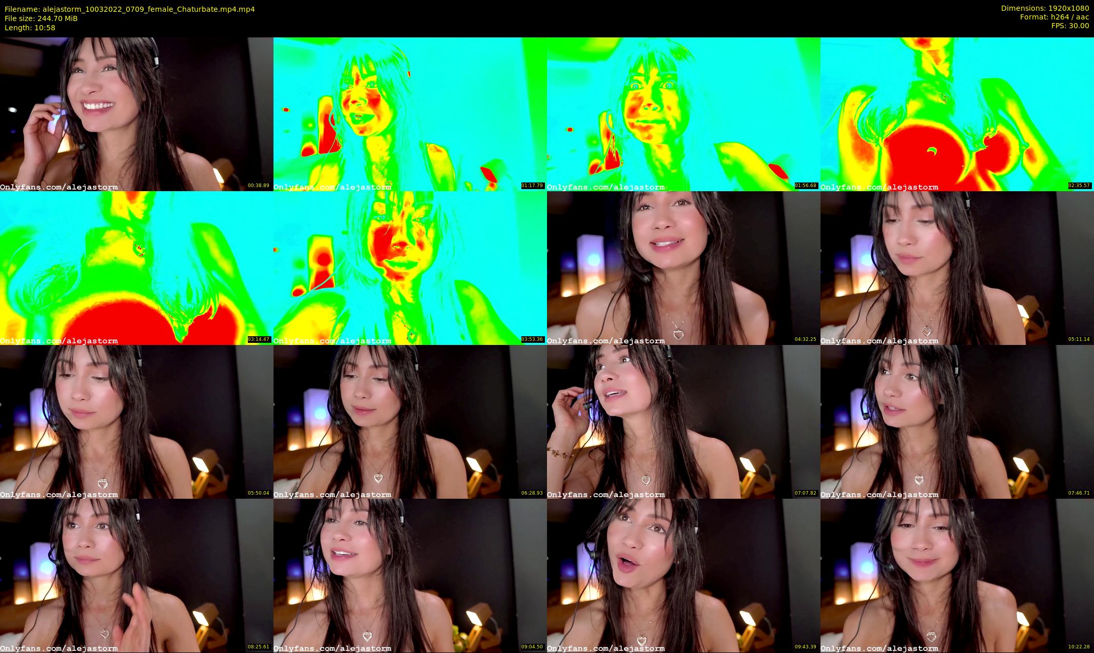 alejastorm — 11 minute Chaturbate female cam show recording, 1080p, Mar 10, 2022
