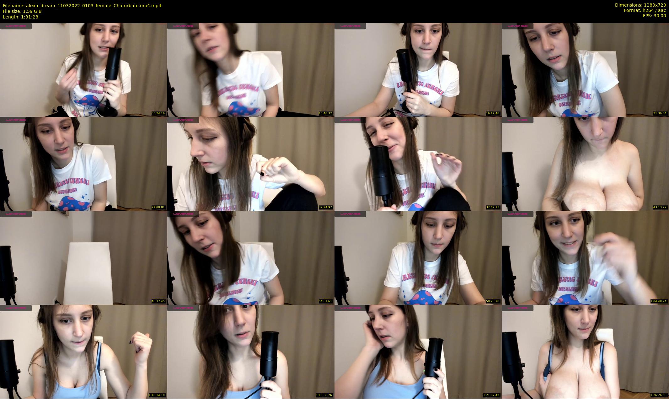 alexa_dream — 92 minute Chaturbate female cam show recording, 720p, Mar 11, 2022