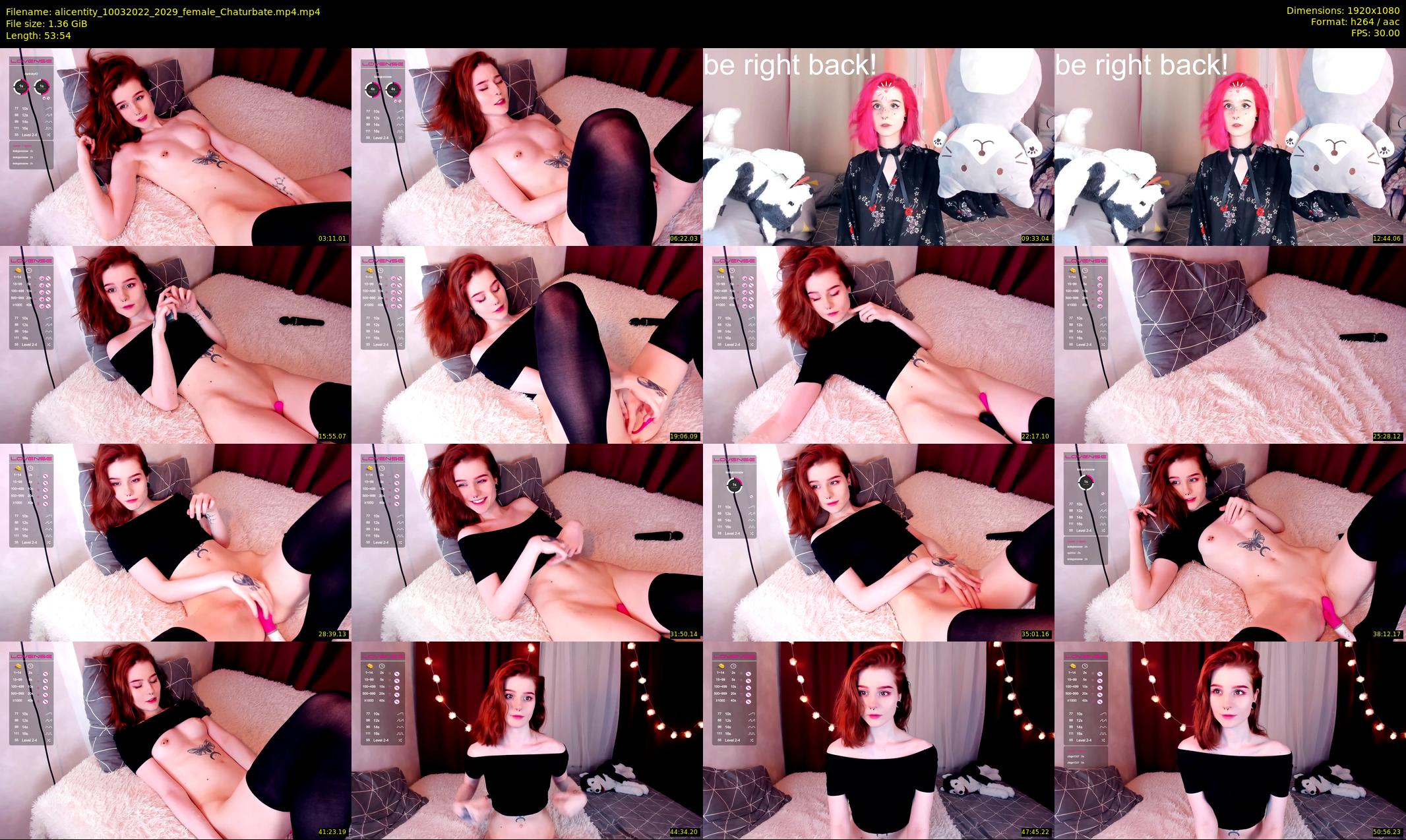 alicentity — 54 minute Chaturbate female cam show recording, 1080p, Mar 10, 2022