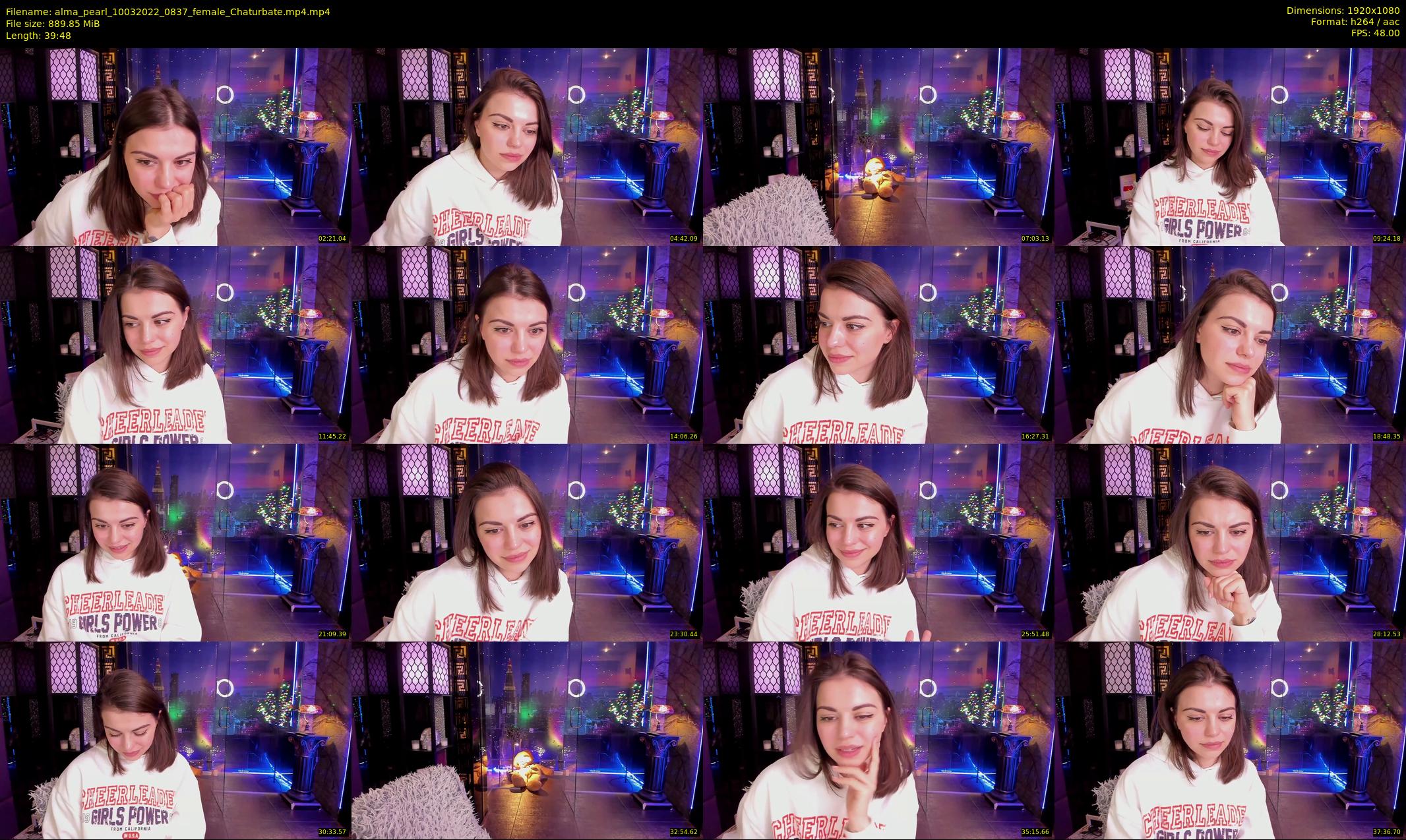 alma_pearl — 40 minute Chaturbate female cam show recording, 1080p, Mar 10, 2022