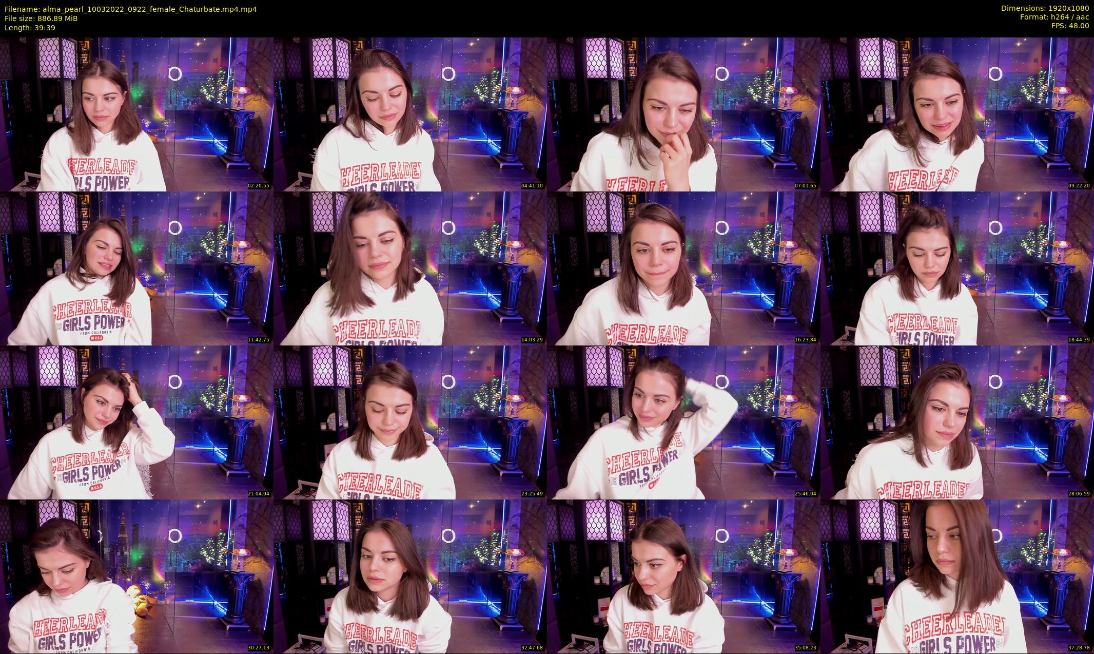 alma_pearl — 40 minute Chaturbate female cam show recording, 1080p, Mar 10, 2022