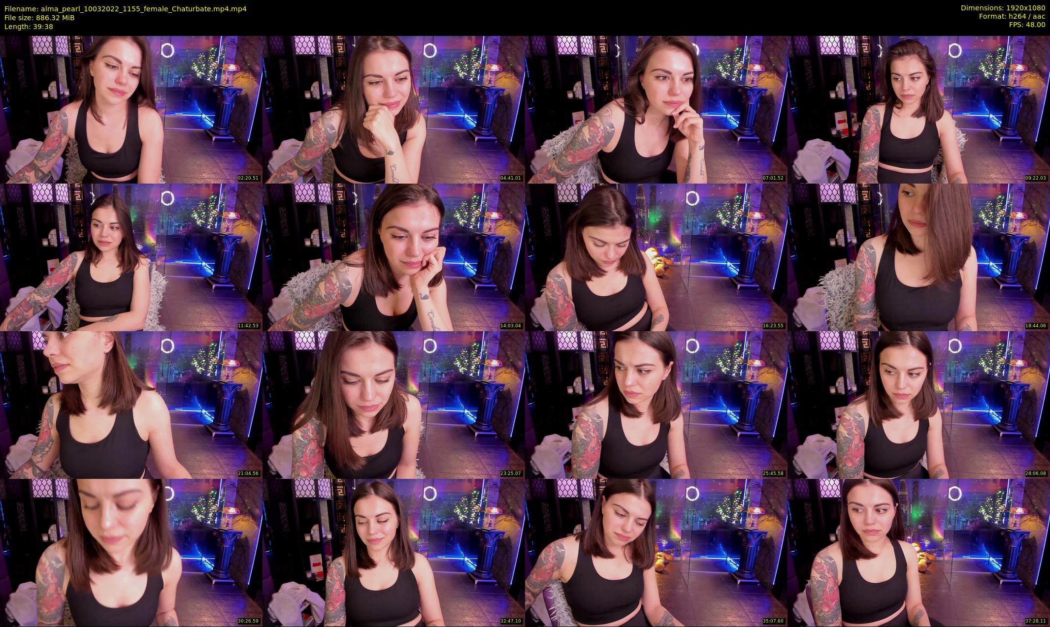 alma_pearl — 40 minute Chaturbate female cam show recording, 1080p, Mar 10, 2022