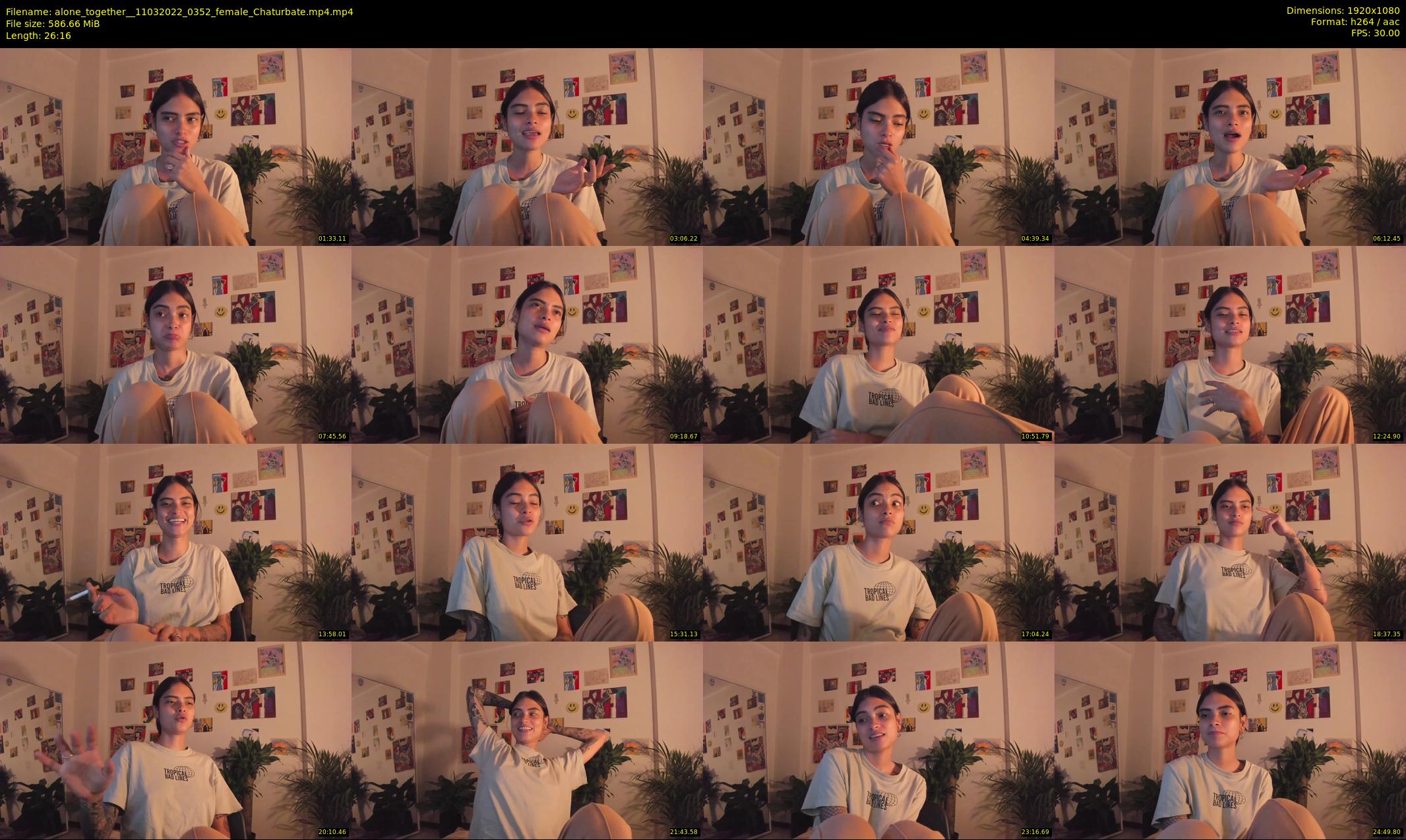 alone_together_ — 27 minute Chaturbate female cam show recording, 1080p, Mar 11, 2022