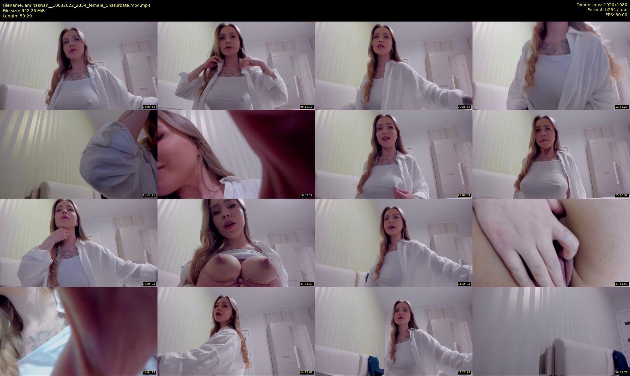 aminaswan_ — 54 minute Chaturbate female cam show recording, 1080p, Mar 10, 2022