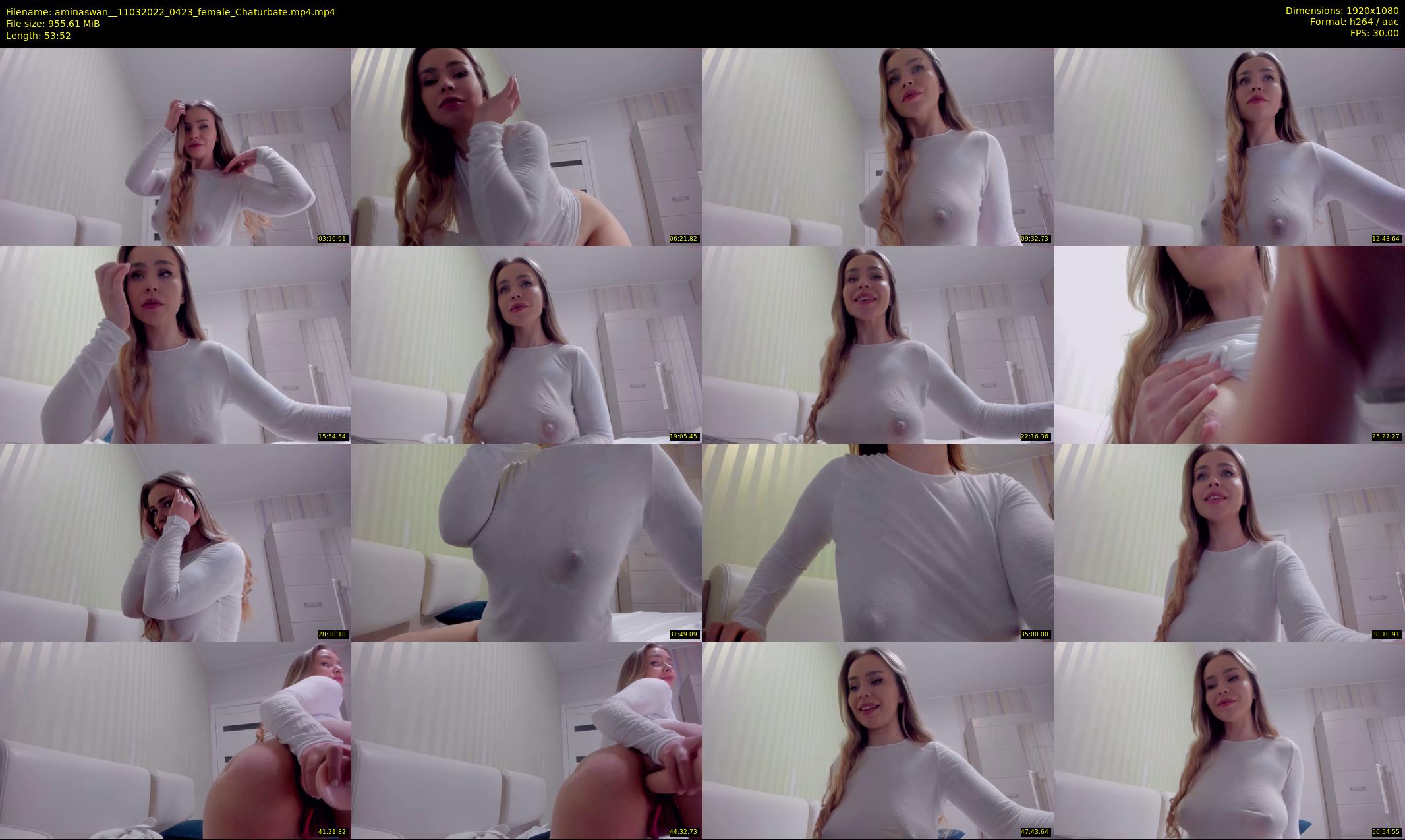 aminaswan_ — 54 minute Chaturbate female cam show recording, 1080p, Mar 11, 2022