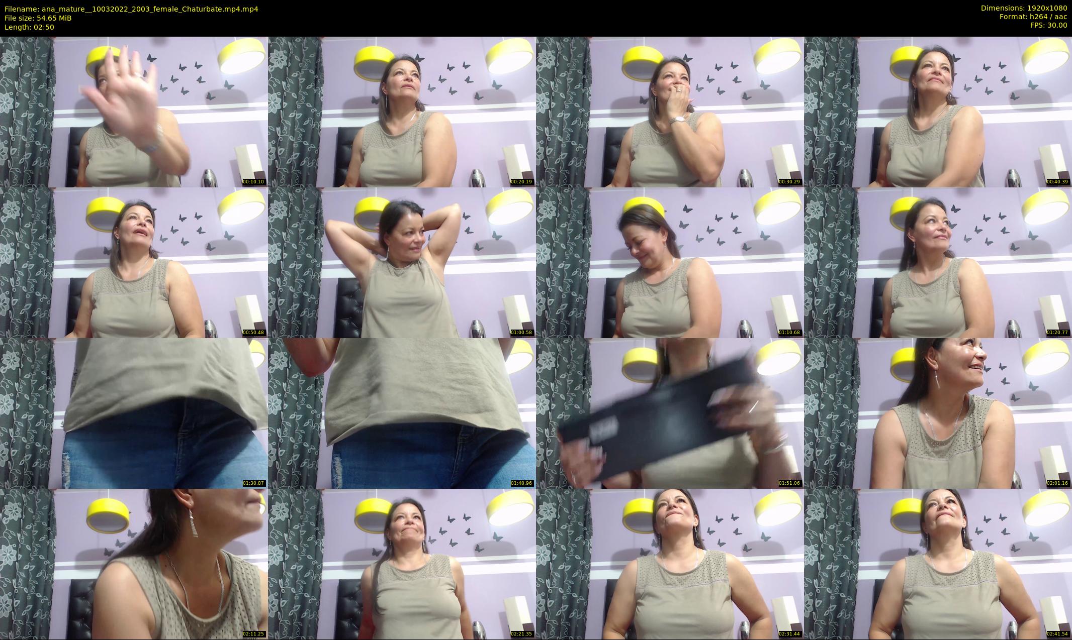 ana_mature_ — 3 minute Chaturbate female cam show recording, 1080p, Mar 10, 2022