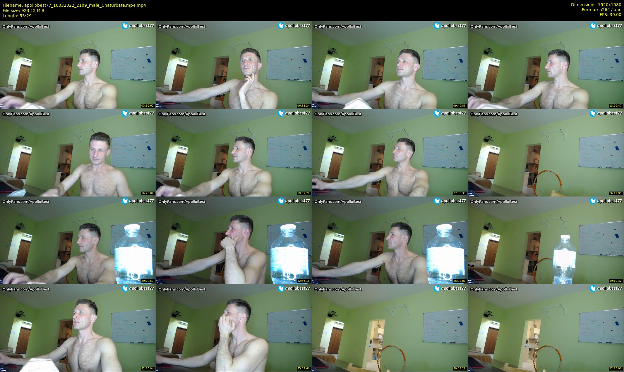 apollobest77 — 56 minute Chaturbate male cam show recording, 1080p, Mar 10, 2022