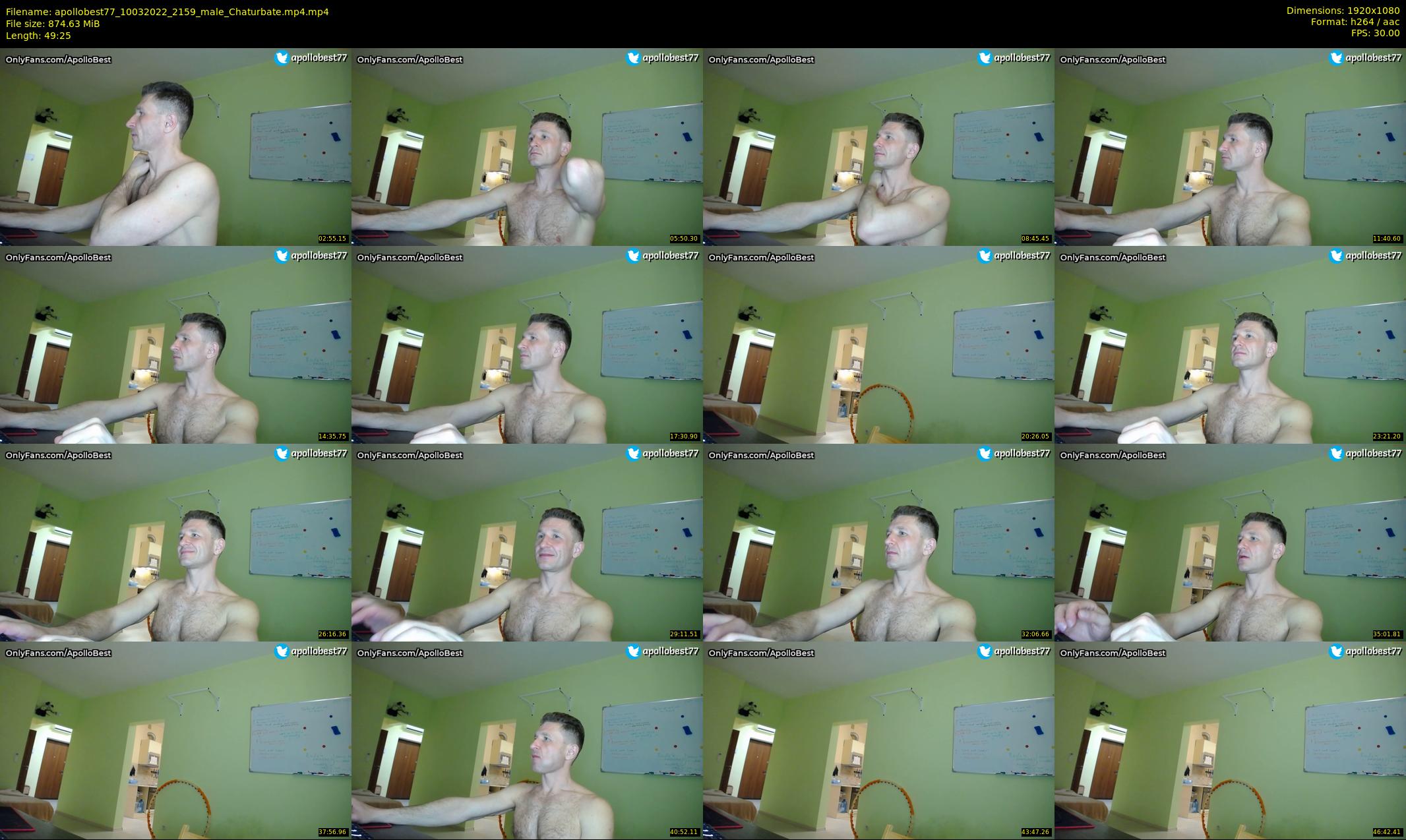 apollobest77 — 50 minute Chaturbate male cam show recording, 1080p, Mar 10, 2022
