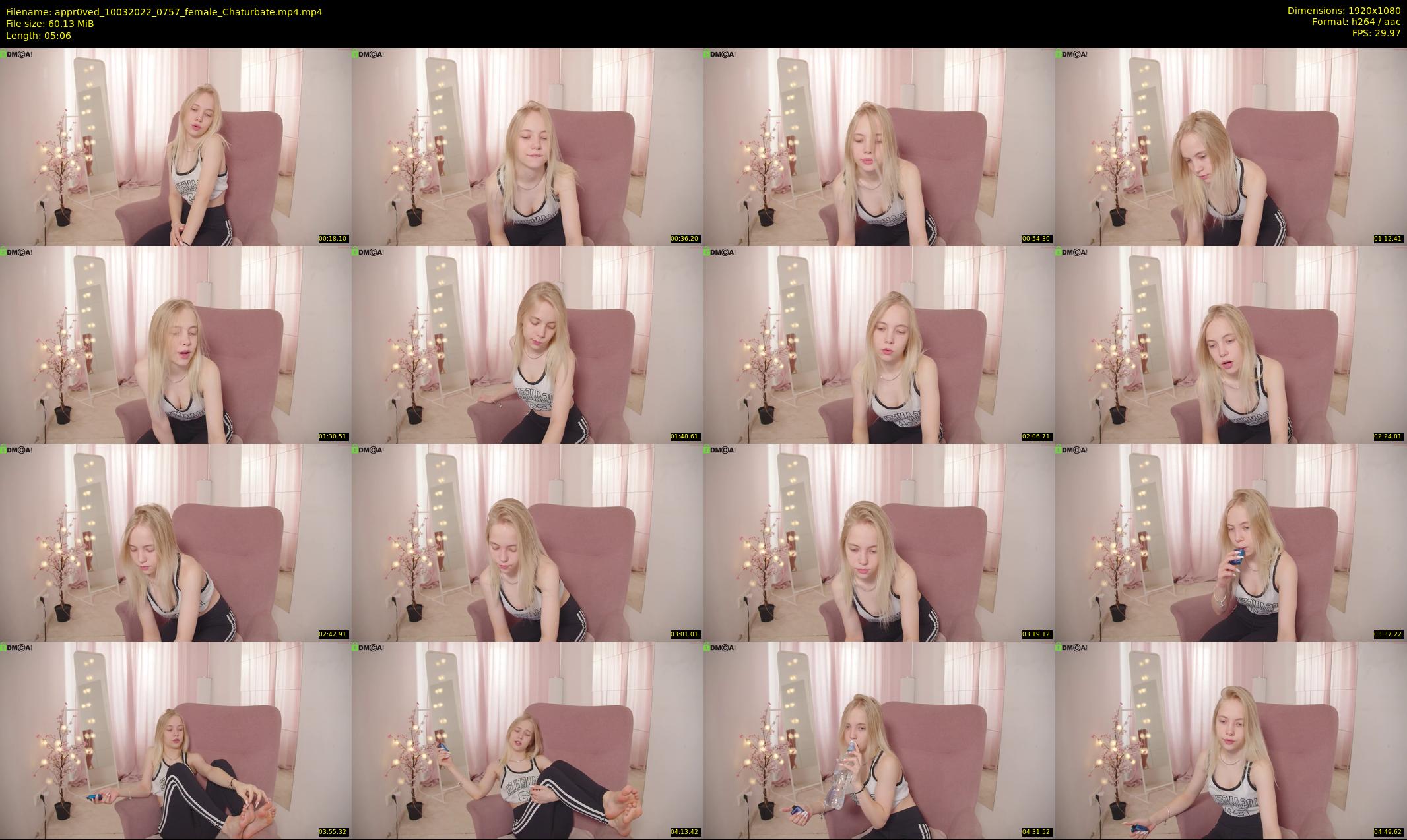appr0ved — 6 minute Chaturbate female cam show recording, 1080p, Mar 10, 2022