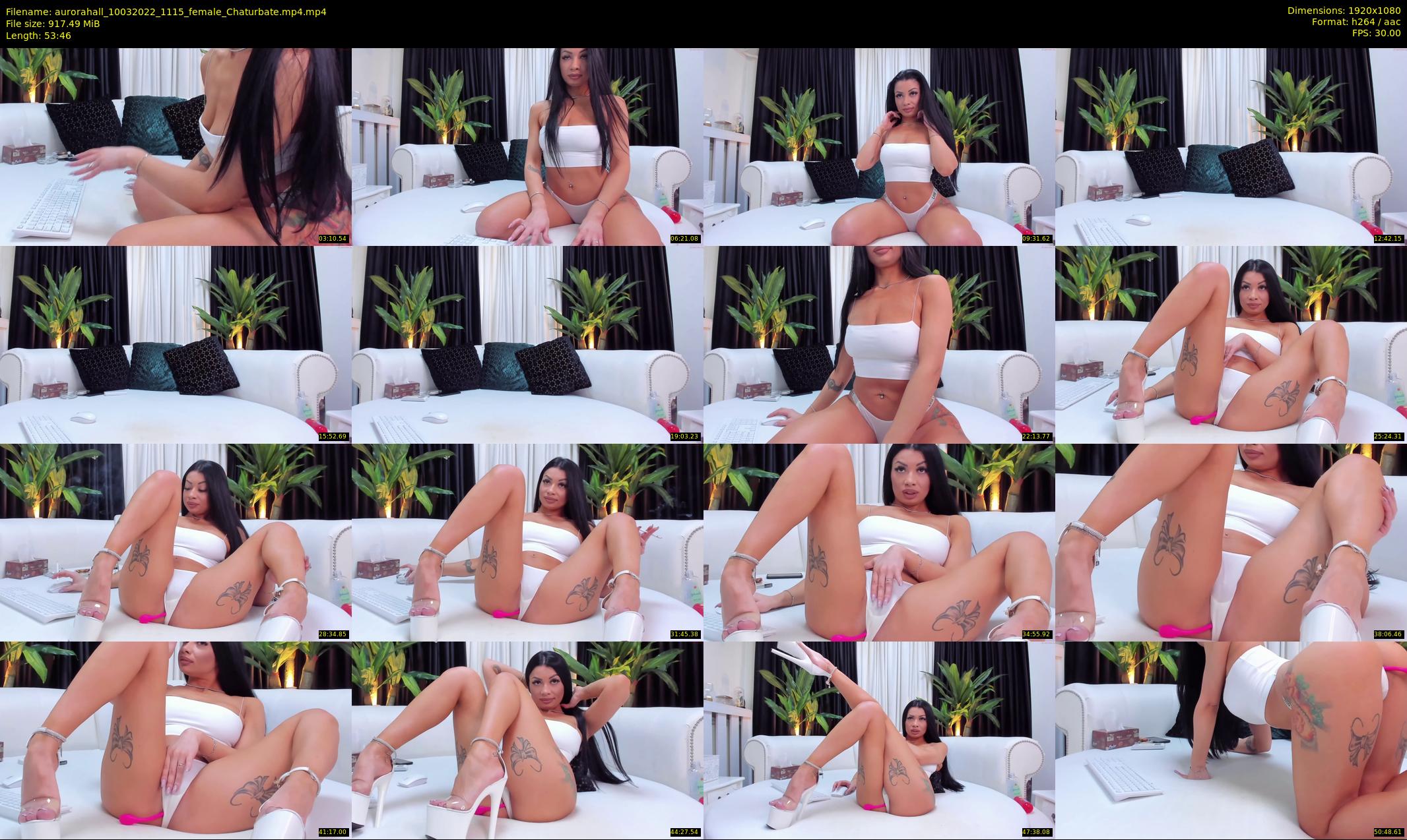 aurorahall — 54 minute Chaturbate female cam show recording, 1080p, Mar 10, 2022