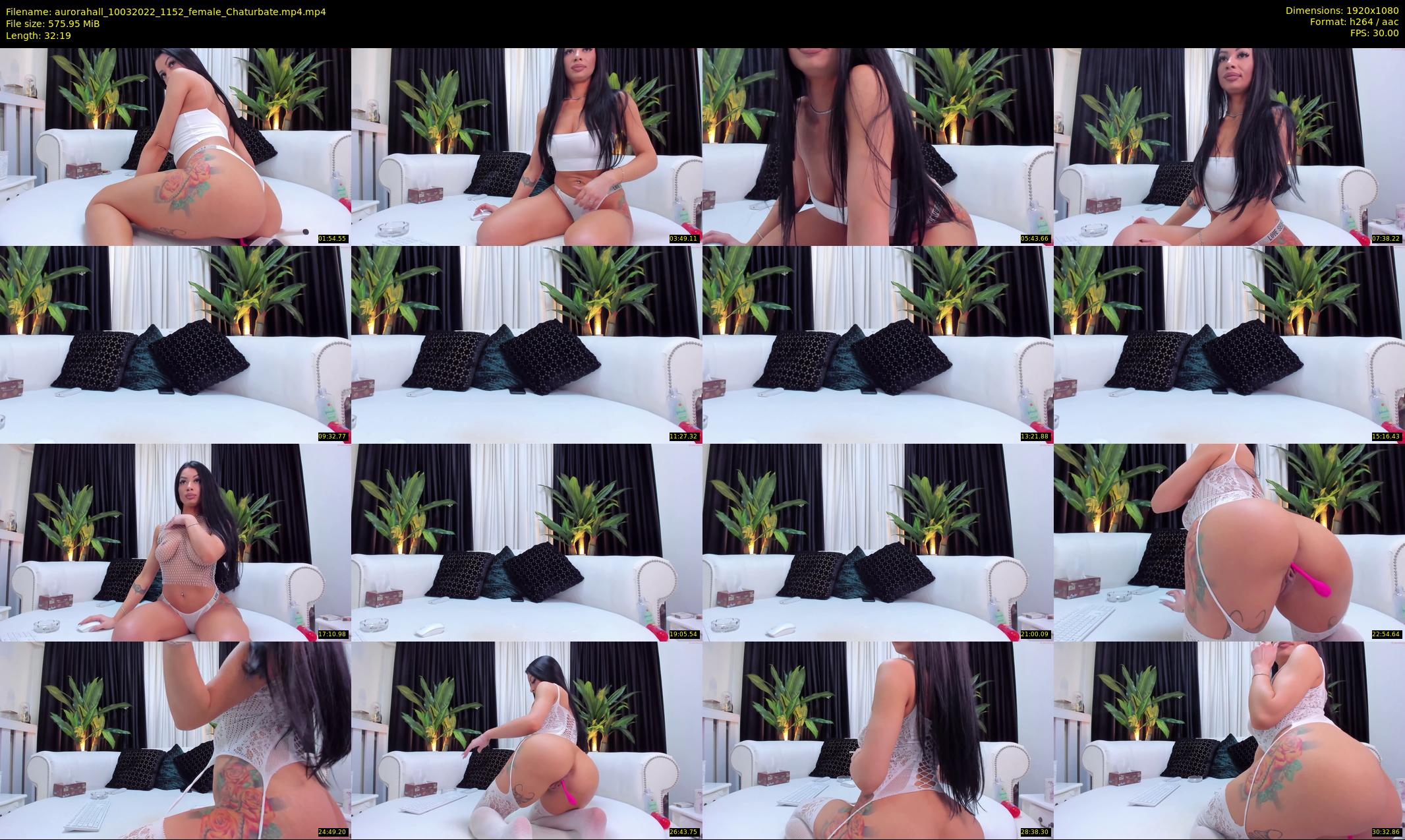 aurorahall — 33 minute Chaturbate female cam show recording, 1080p, Mar 10, 2022