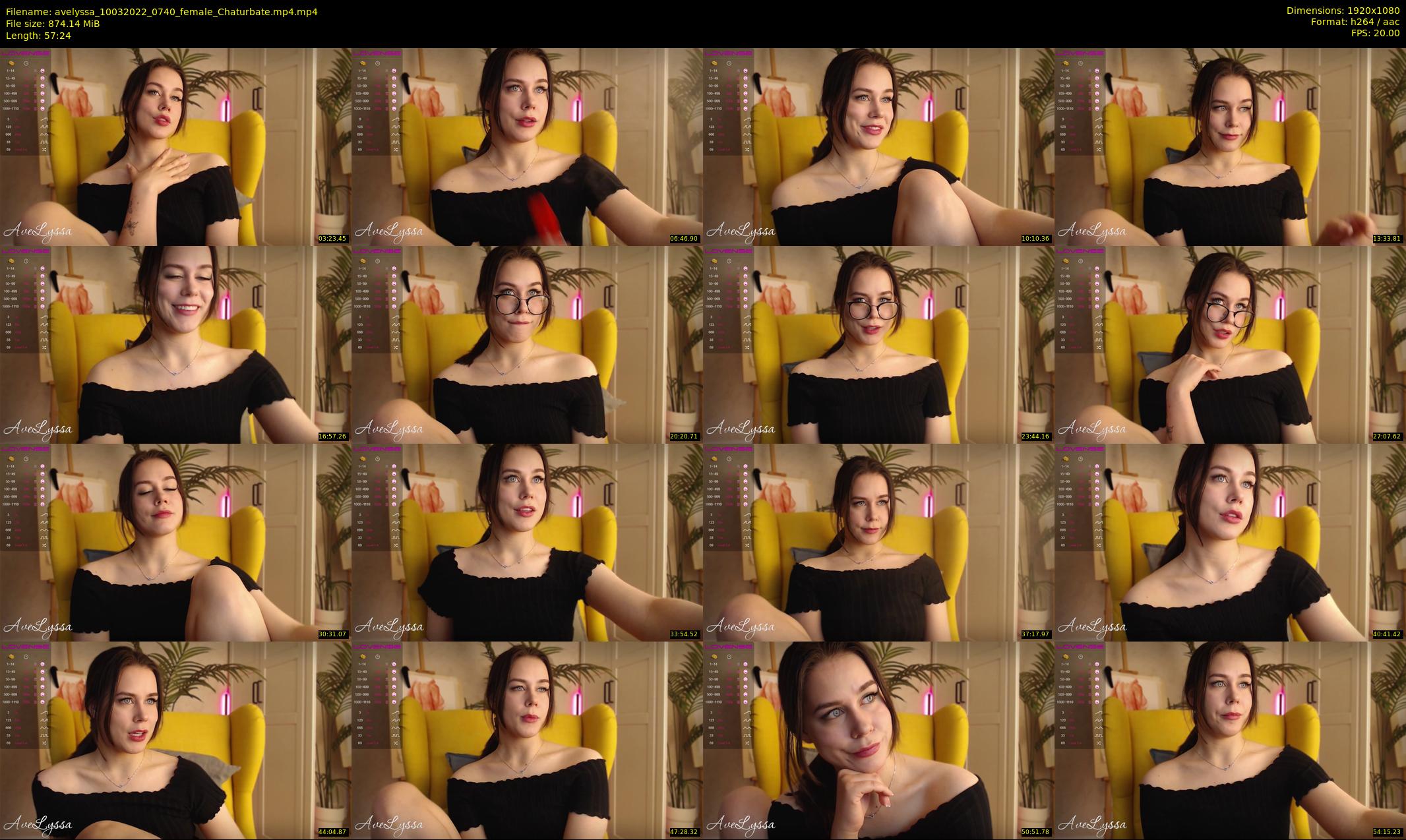 avelyssa — 58 minute Chaturbate female cam show recording, 1080p, Mar 10, 2022
