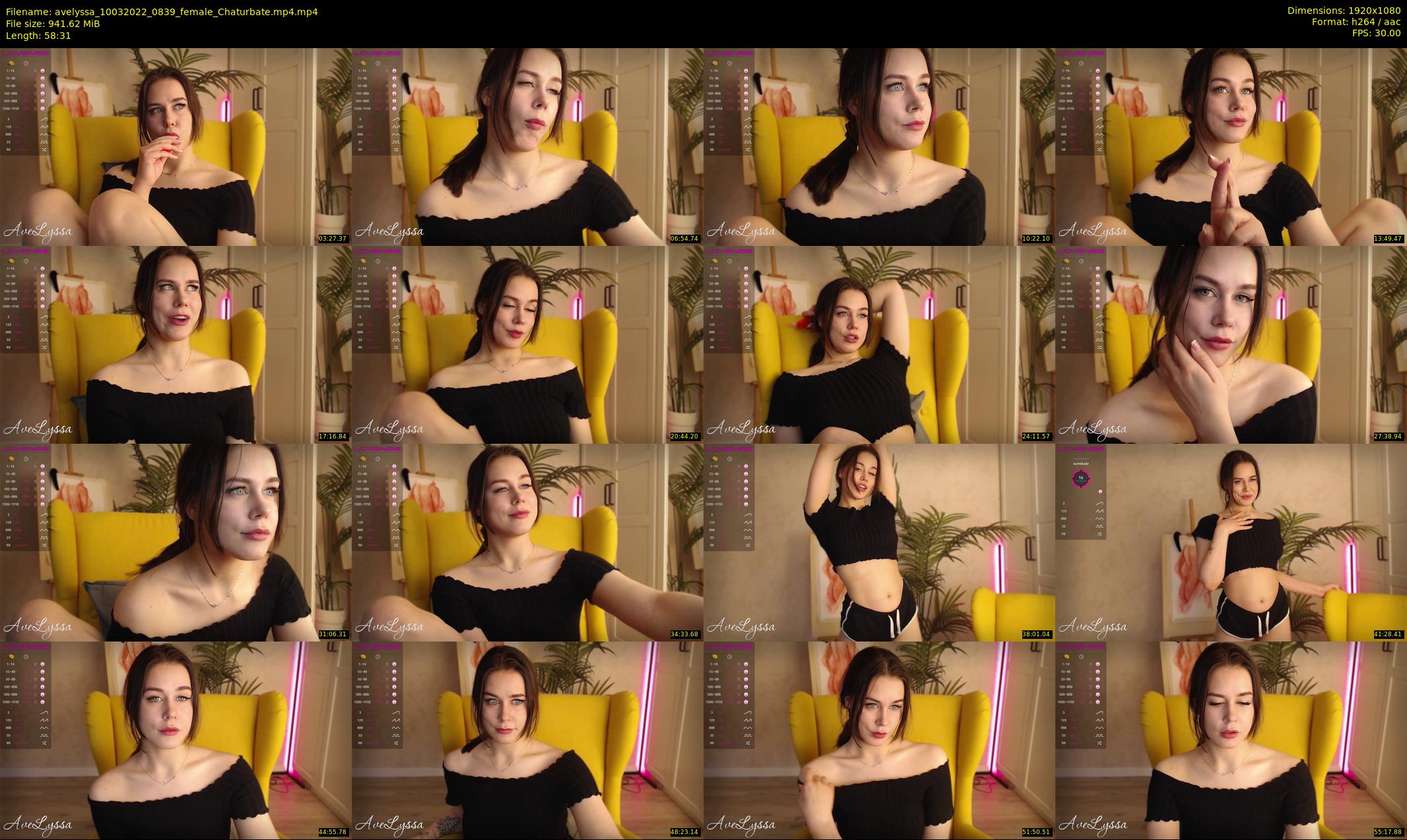 avelyssa — 59 minute Chaturbate female cam show recording, 1080p, Mar 10, 2022