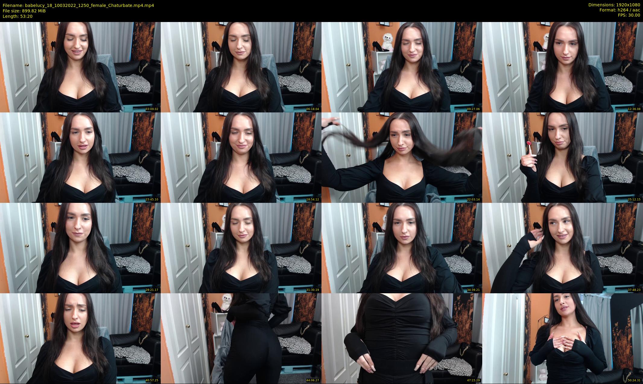 babelucy_18 — 54 minute Chaturbate female cam show recording, 1080p, Mar 10, 2022