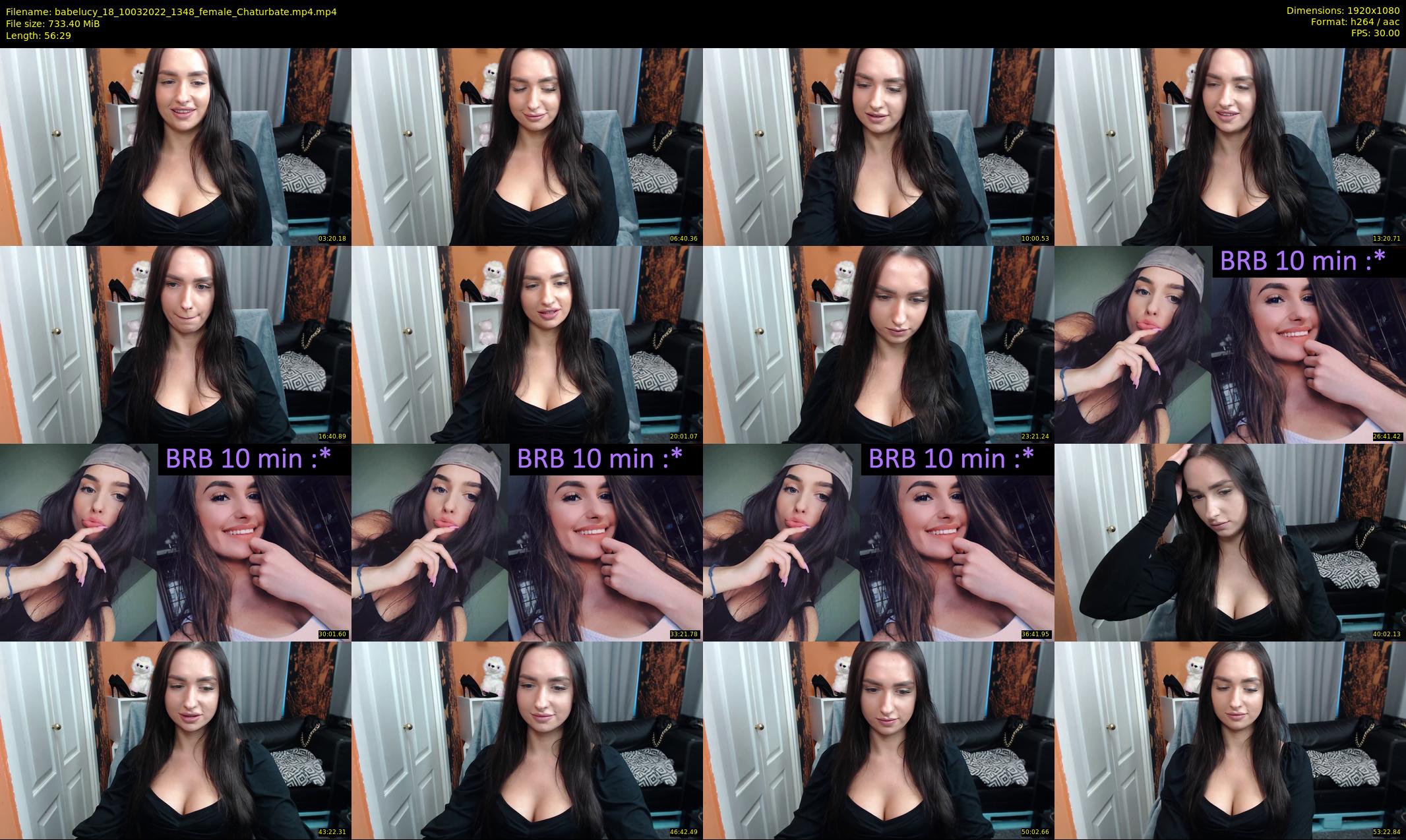 babelucy_18 — 57 minute Chaturbate female cam show recording, 1080p, Mar 10, 2022