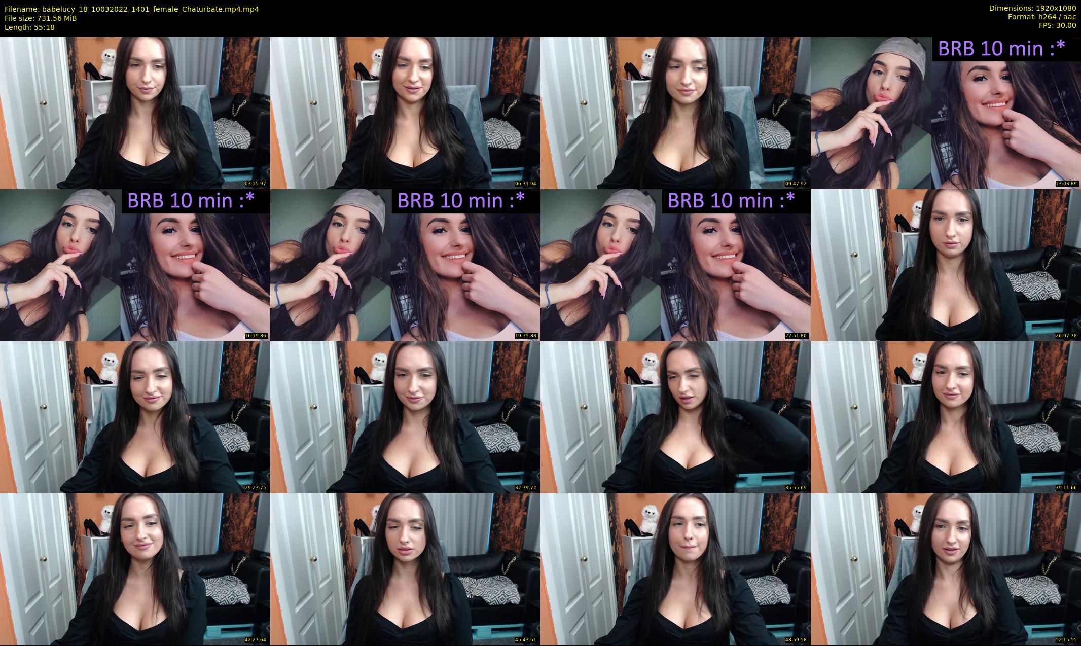 babelucy_18 — 56 minute Chaturbate female cam show recording, 1080p, Mar 10, 2022