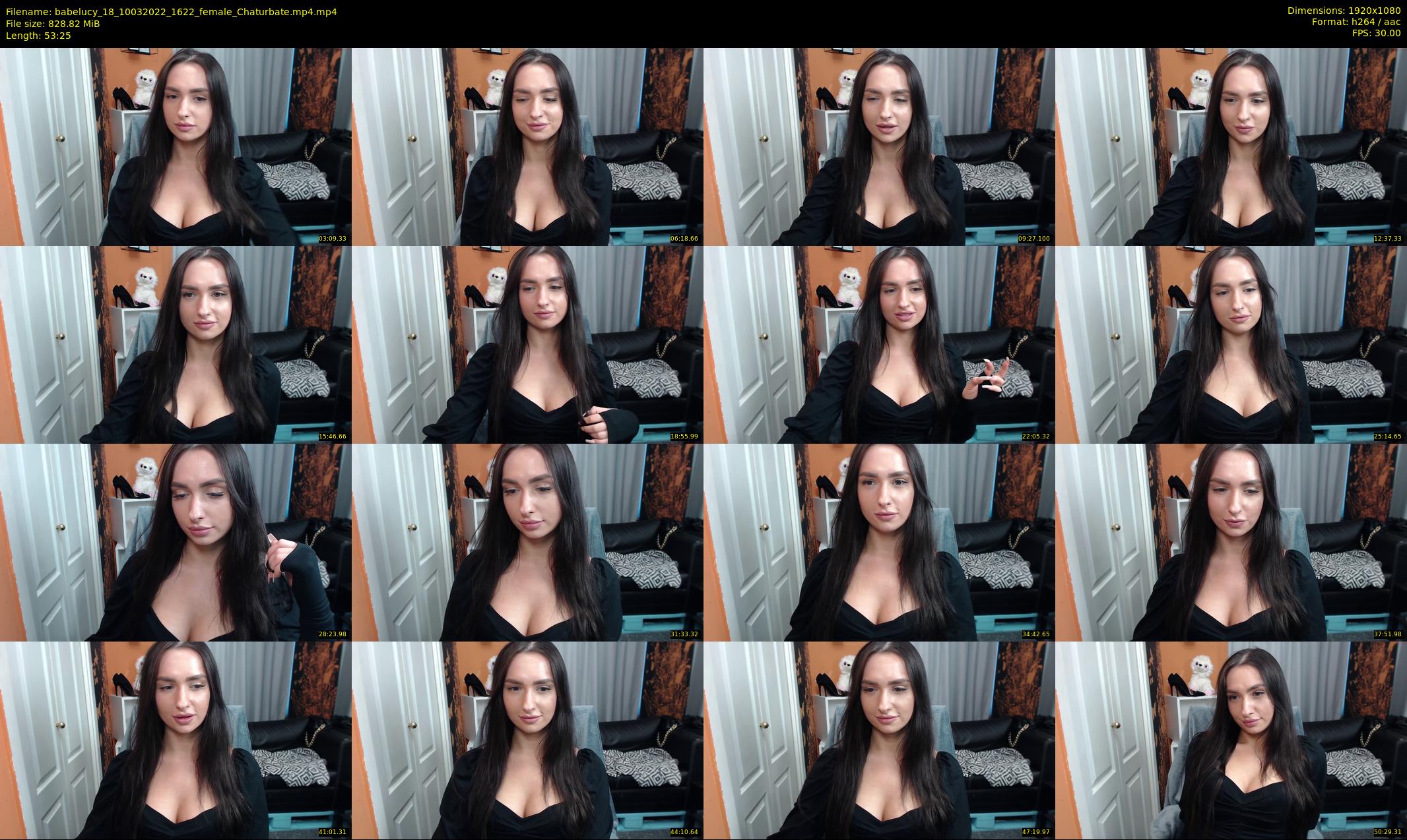 babelucy_18 — 54 minute Chaturbate female cam show recording, 1080p, Mar 10, 2022