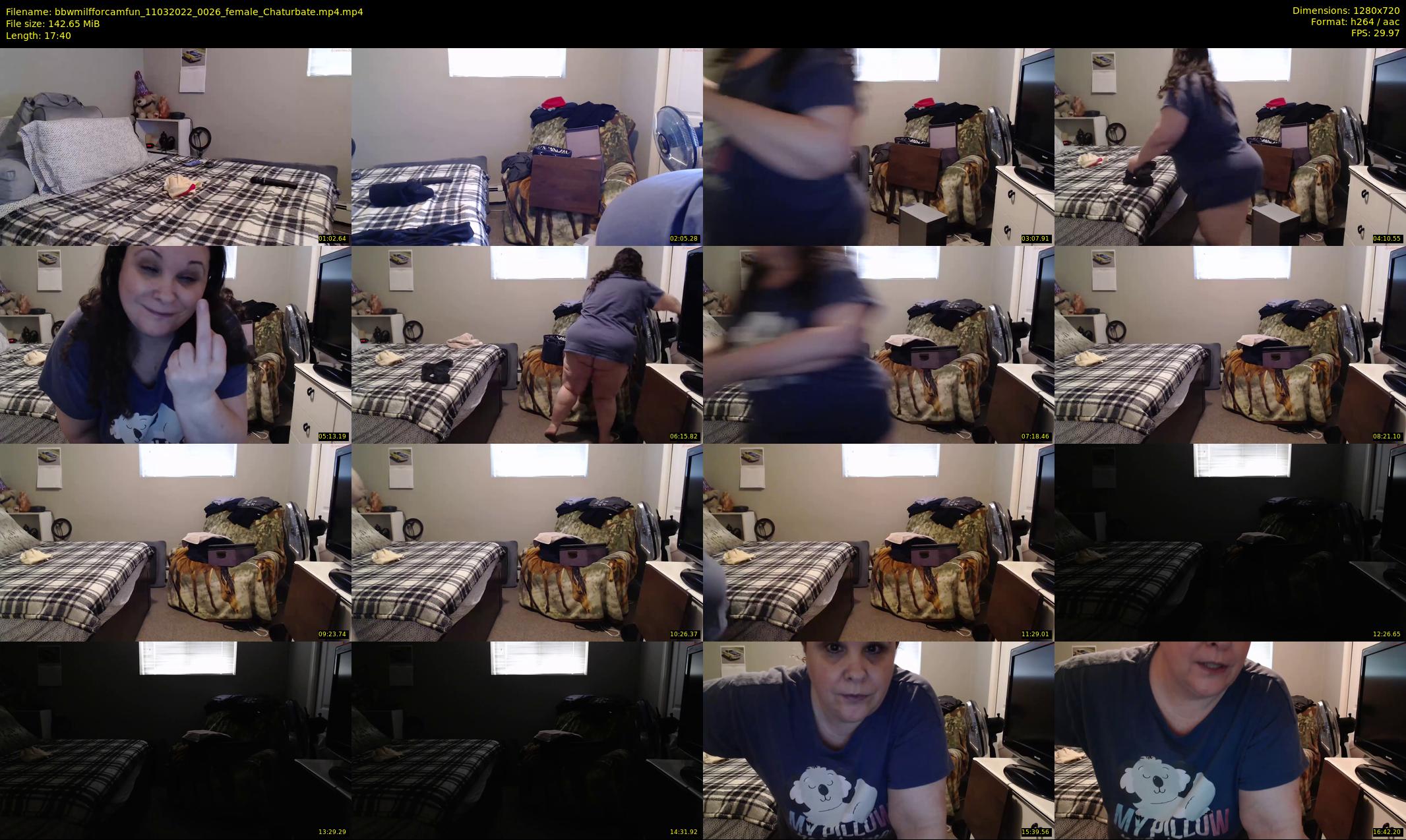 bbwmilfforcamfun — 18 minute Chaturbate female cam show recording, 720p, Mar 11, 2022