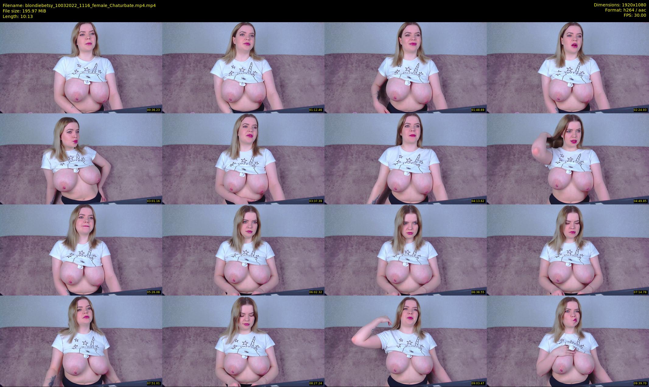 blondiebetsy — 11 minute Chaturbate female cam show recording, 1080p, Mar 10, 2022