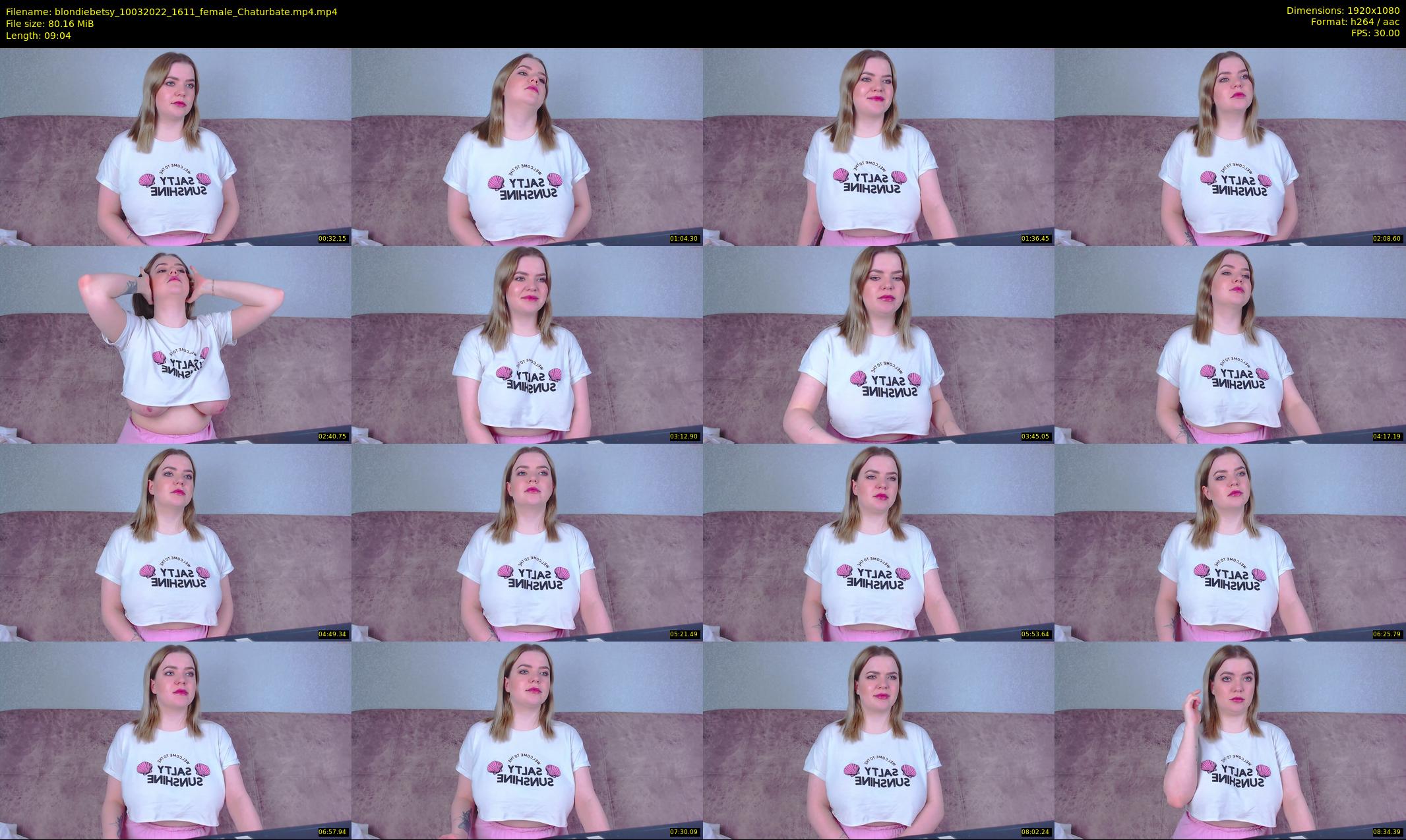 blondiebetsy — 10 minute Chaturbate female cam show recording, 1080p, Mar 10, 2022
