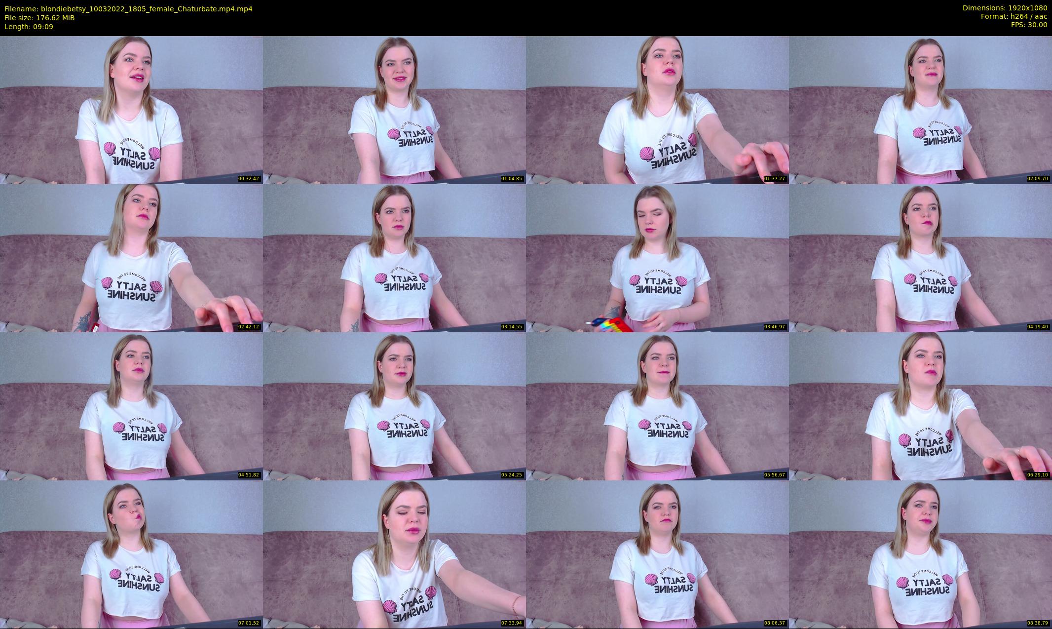 blondiebetsy — 10 minute Chaturbate female cam show recording, 1080p, Mar 10, 2022
