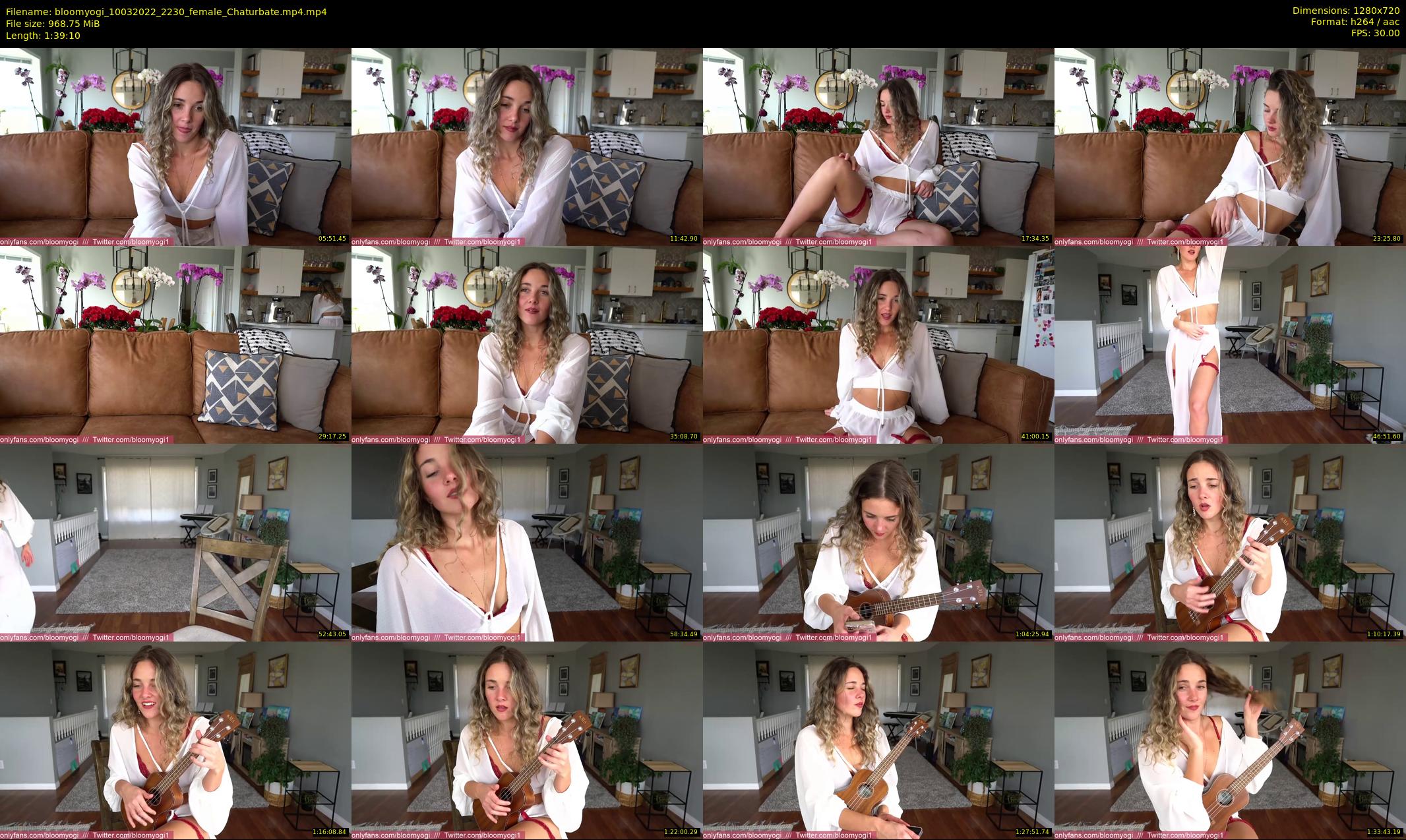 bloomyogi — 100 minute Chaturbate female cam show recording, 720p, Mar 10, 2022