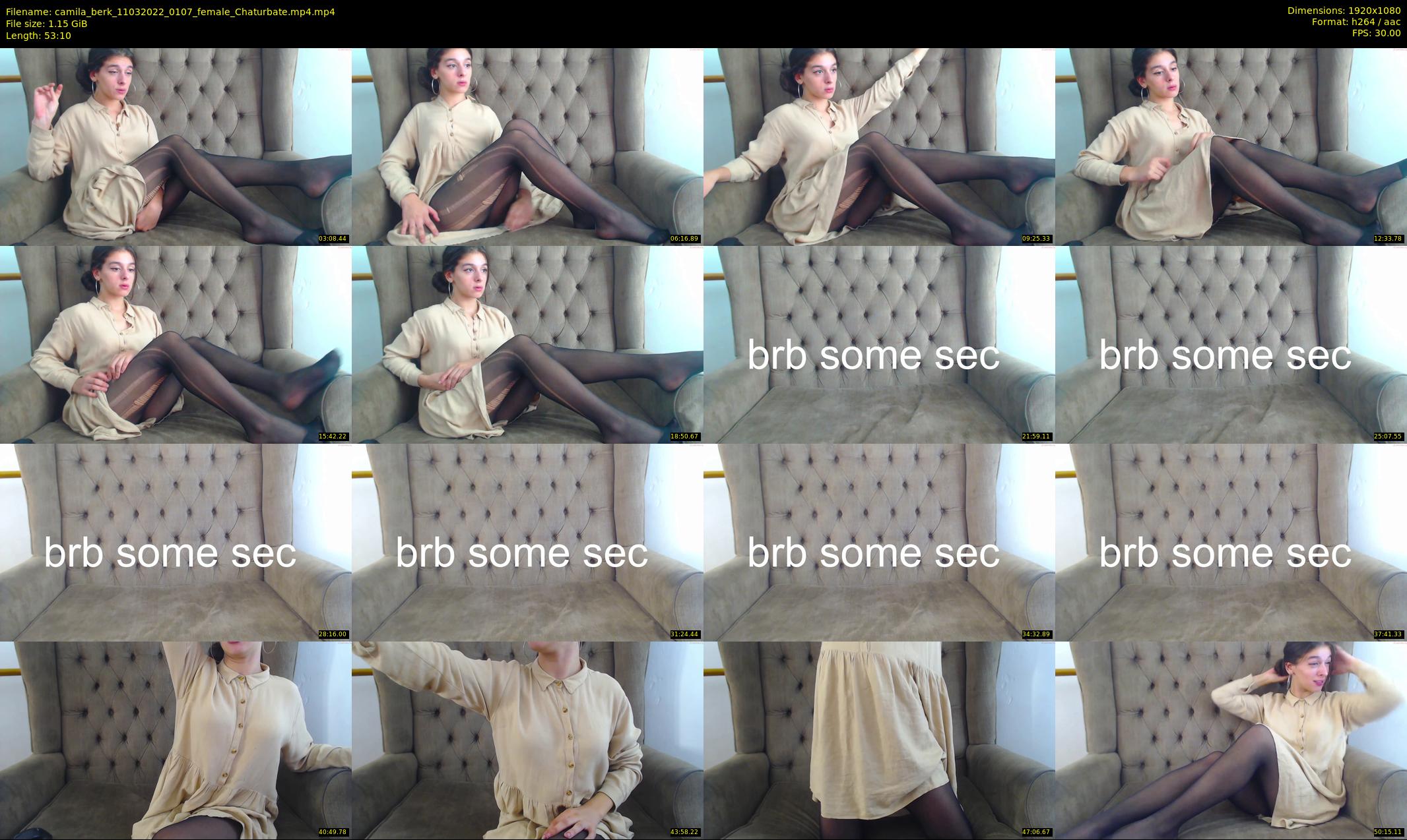 camila_berk — 54 minute Chaturbate female cam show recording, 1080p, Mar 11, 2022