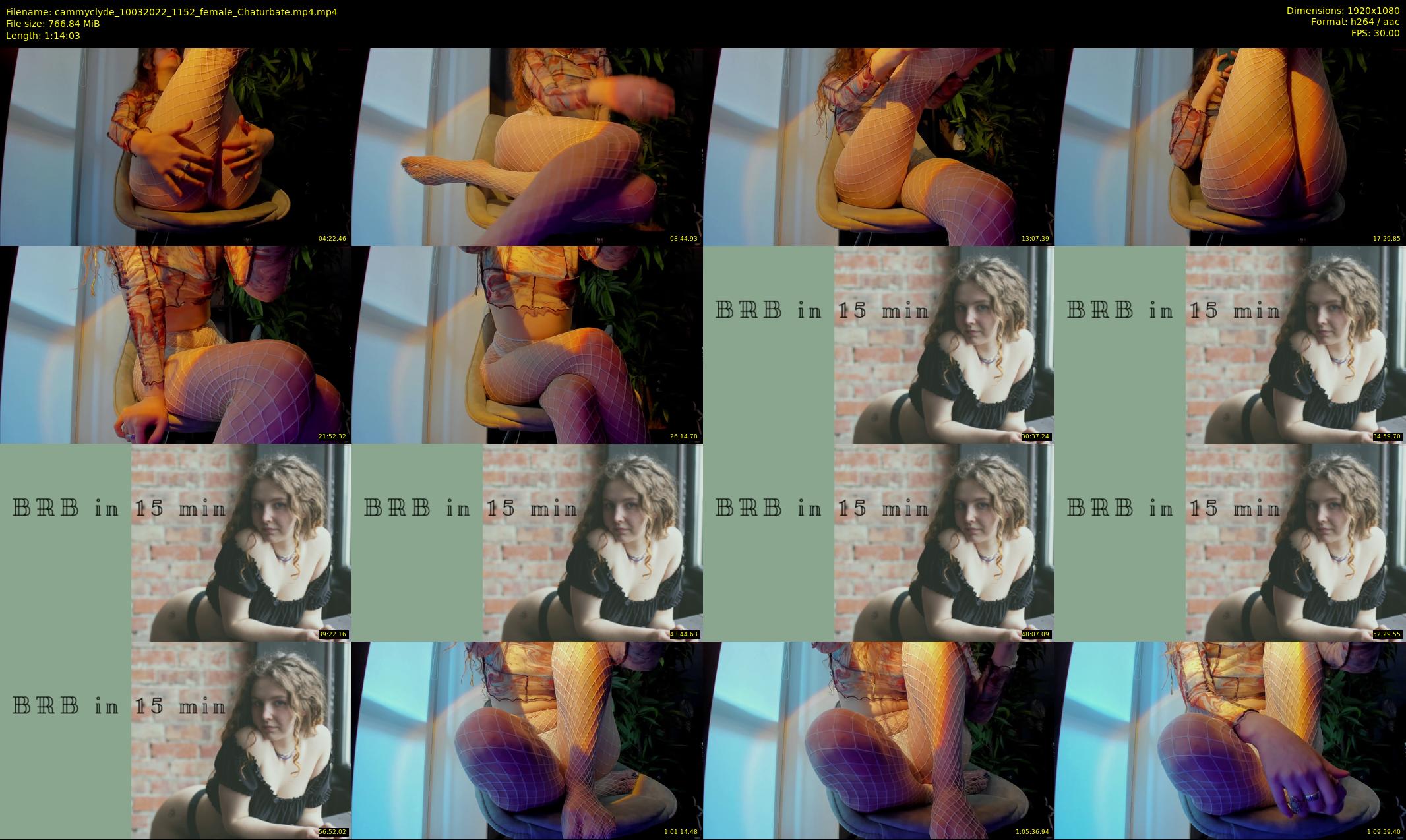 cammyclyde — 75 minute Chaturbate female cam show recording, 1080p, Mar 10, 2022